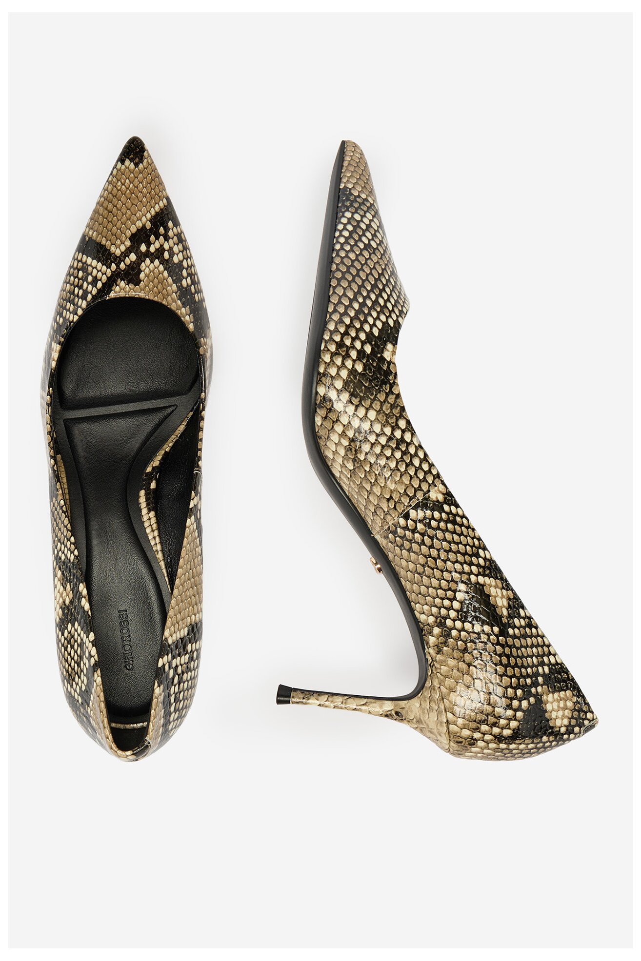 Czółenka Gino Rossi EO-V2525-893-S Czarny