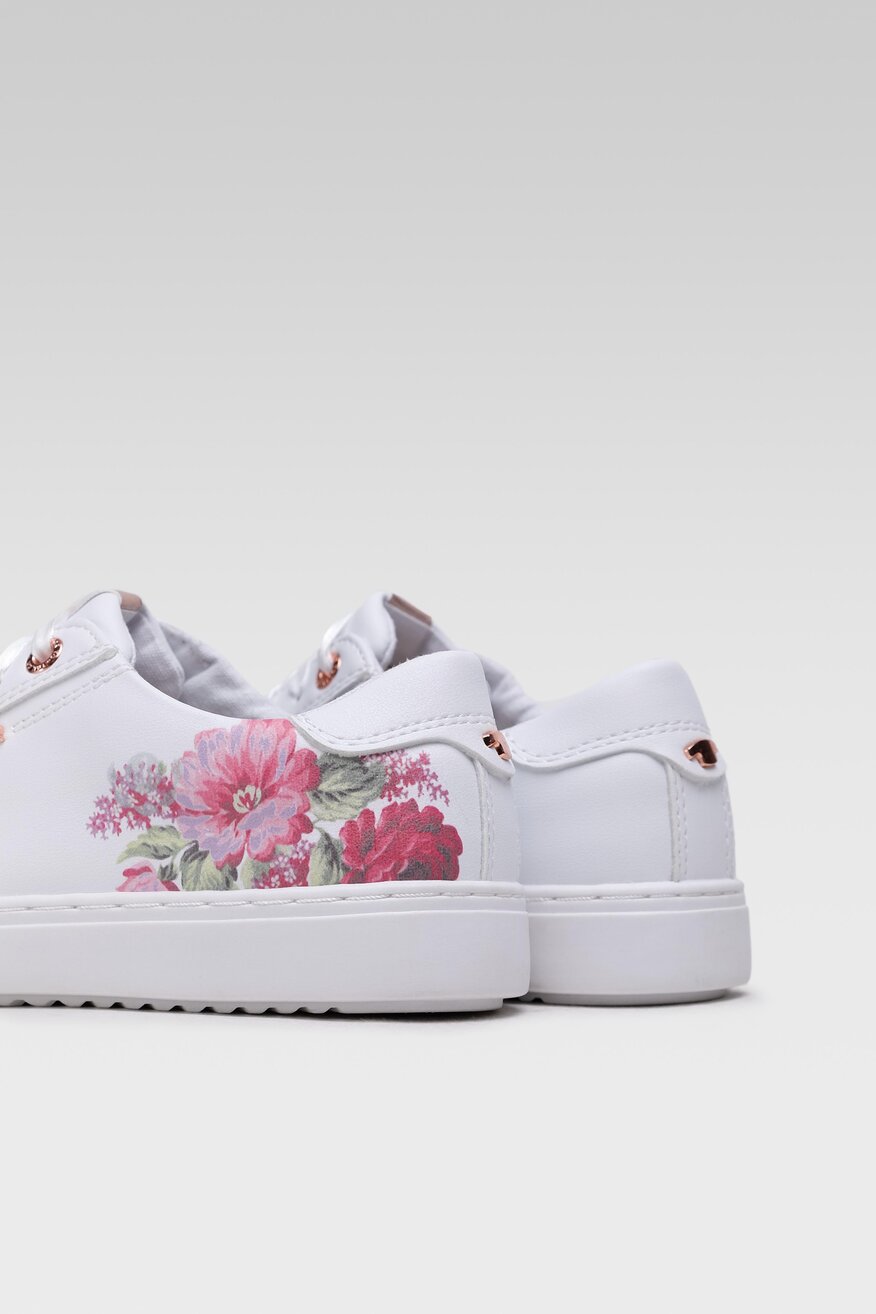 
                Tom Tailor - Półbuty z printem białe - 5904248506896