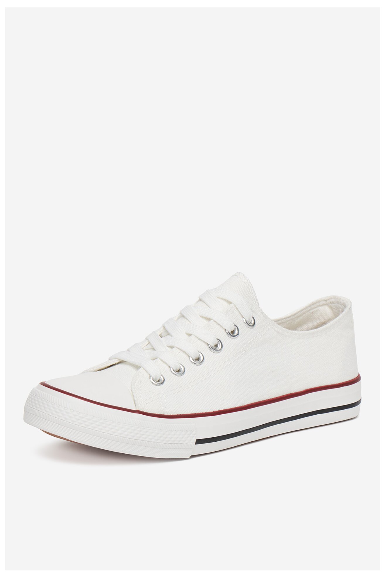 Pantofi pânză DeeZee CT0513-26 ALB