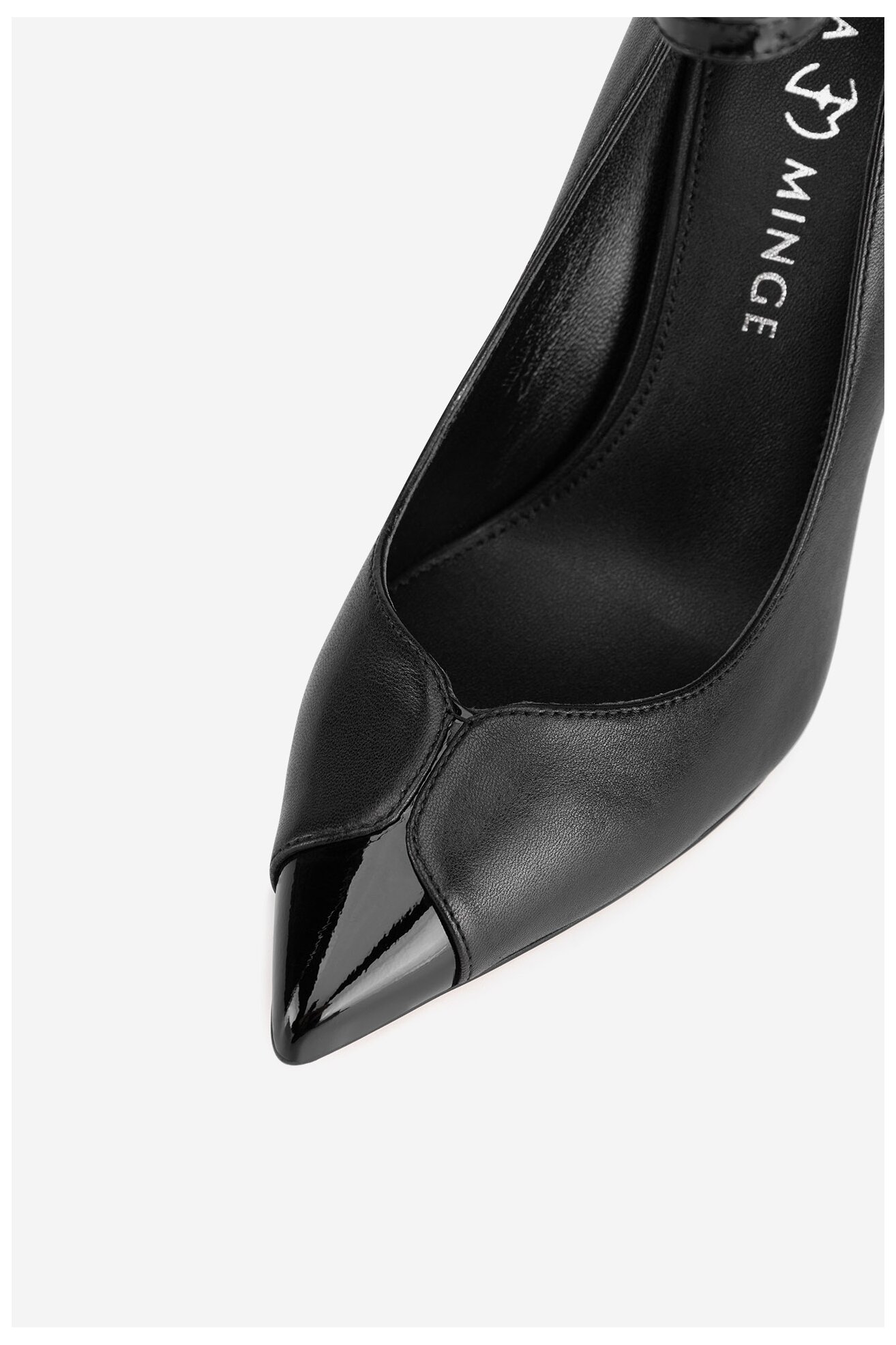 Pantofi cu toc EVA MINGE OLIVIA-V-375-121-1 NEGRU