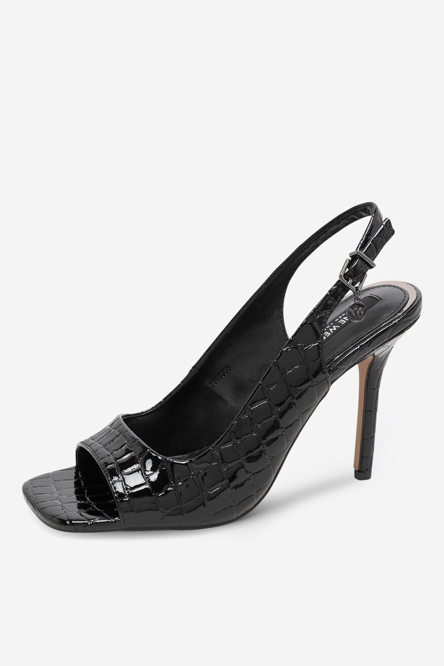 
                NINE WEST - Sandały na szpilce - 5905588472643