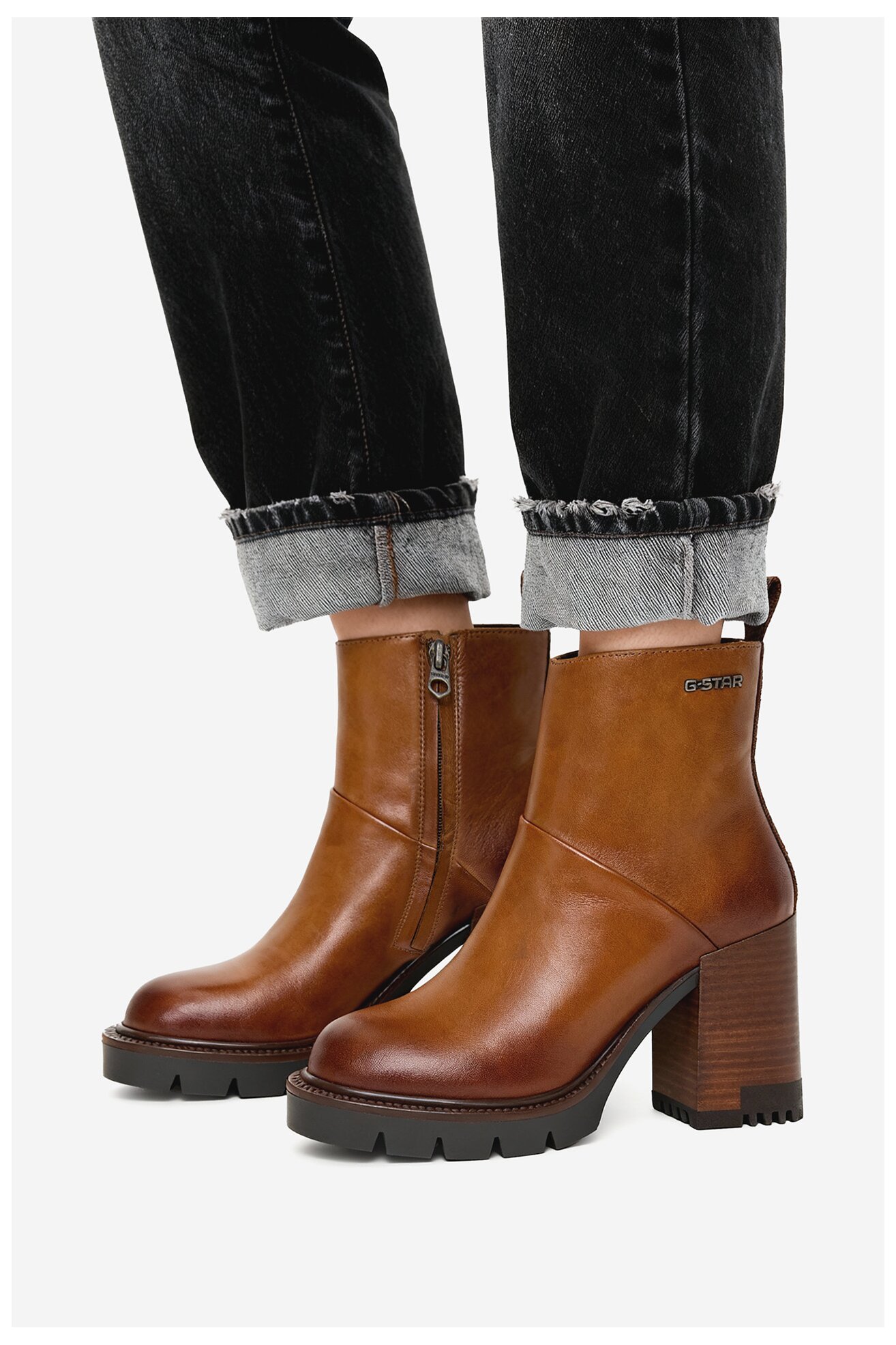 Kratke čizme G-STAR RAW CEO-WI34-CLEVELAND-01 KAMEL