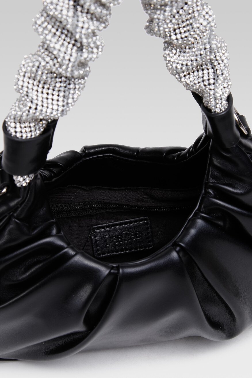 
                DeeZee - Torebka z aplikacją czarna - 5904862441788