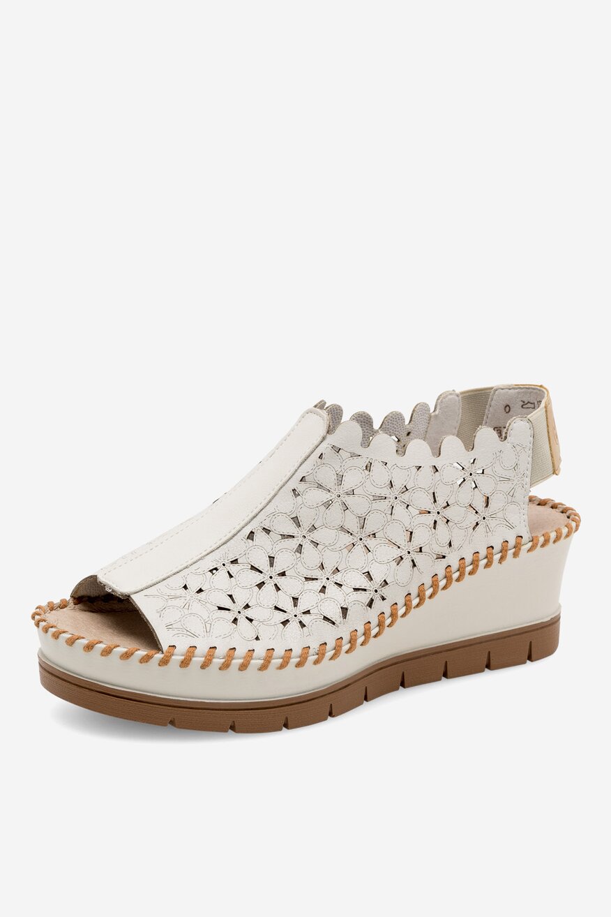 
                Rieker - Sandały na koturnie - 2230056249834