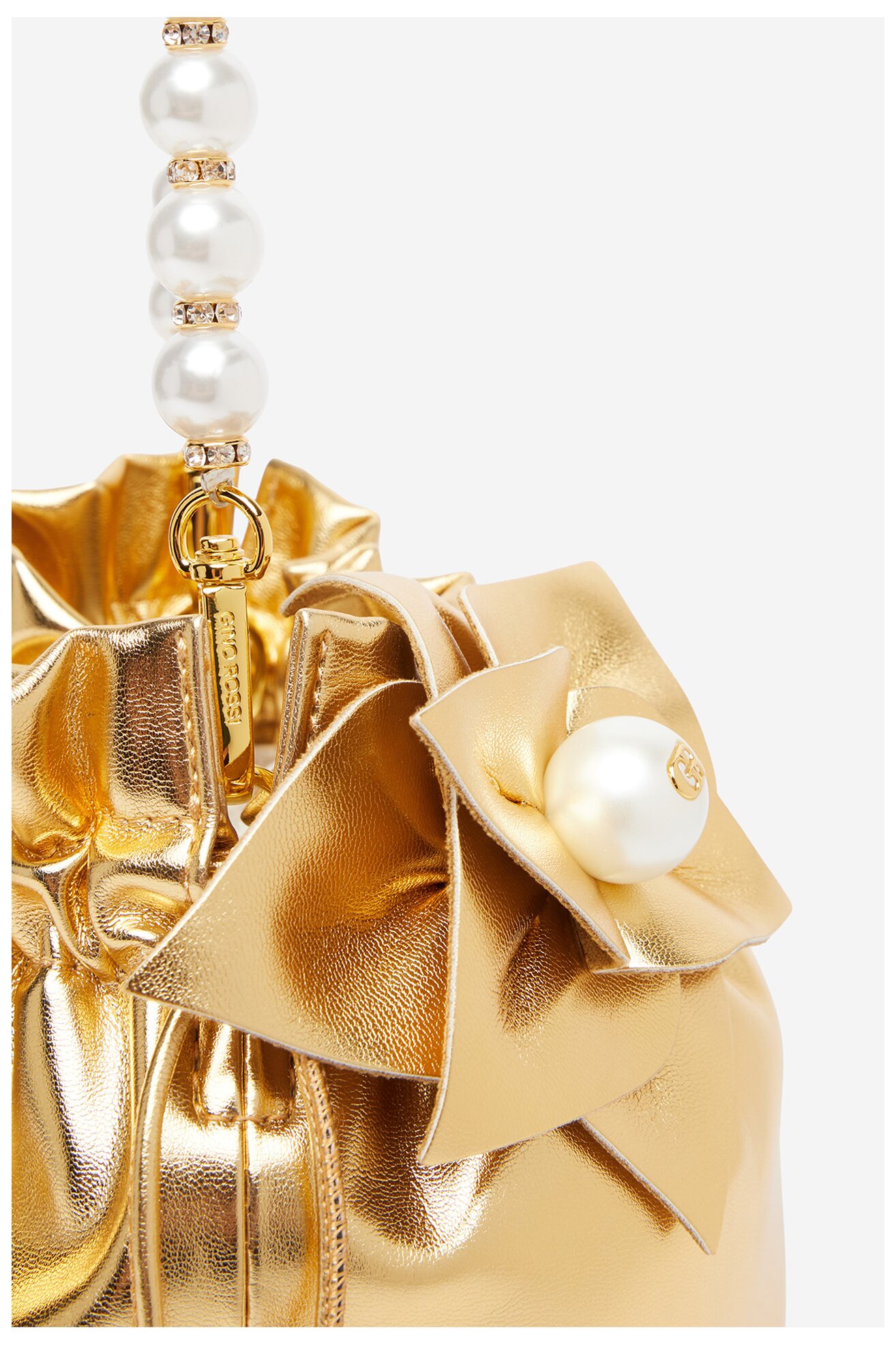 Сумка З Ремінцем Gino Rossi EO-ROSE-LA224-19454 ЗОЛОТИЙ