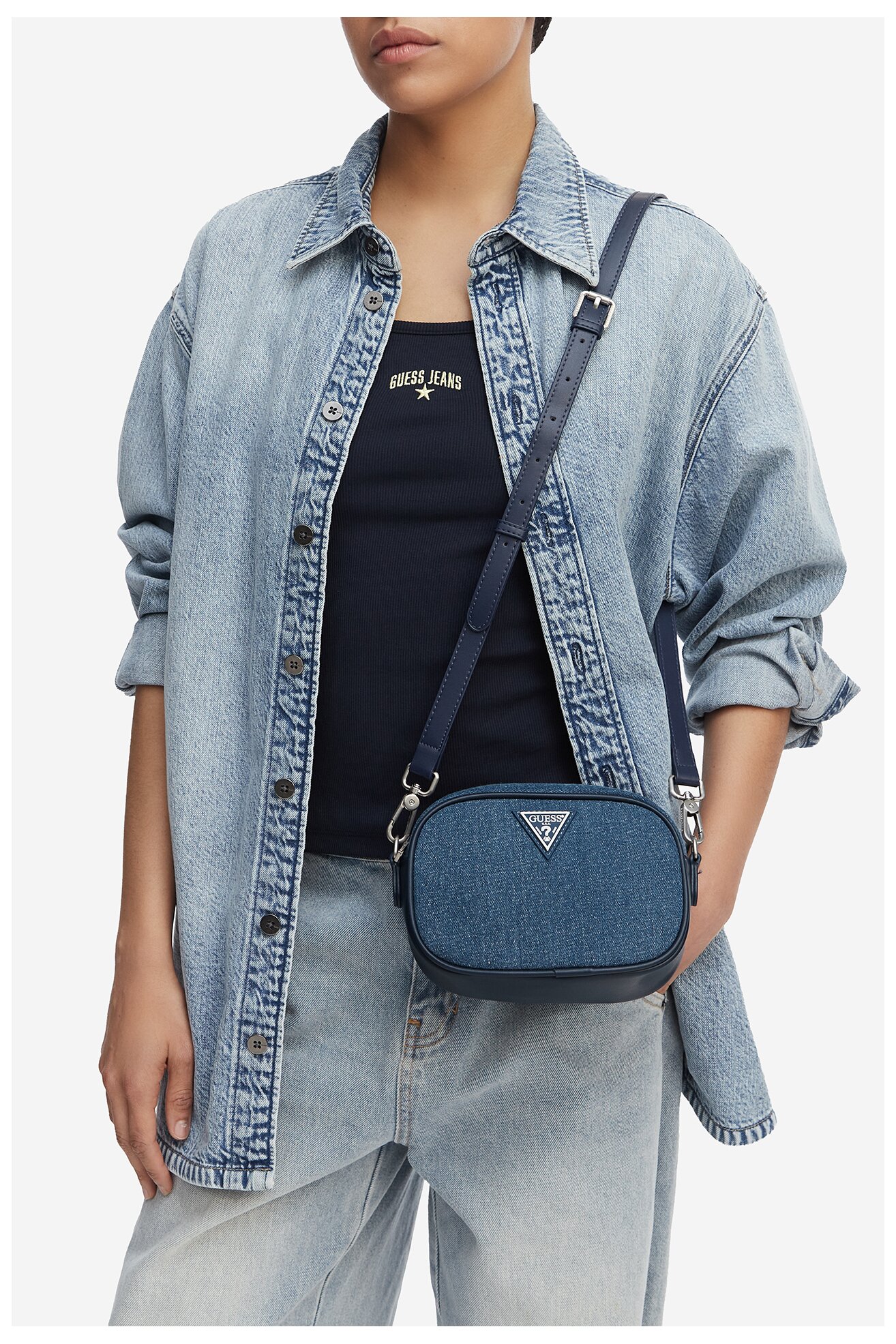 Сумка З Ремінцем GUESS JEANS CWBEO-GUESS-B-012-09 ДЖИНСОВИЙ