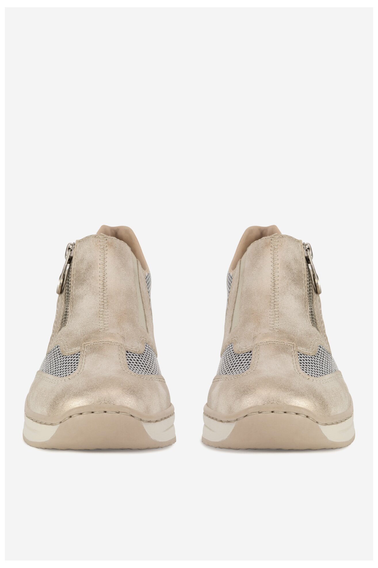 Półbuty Rieker 48760-60 Beżowy