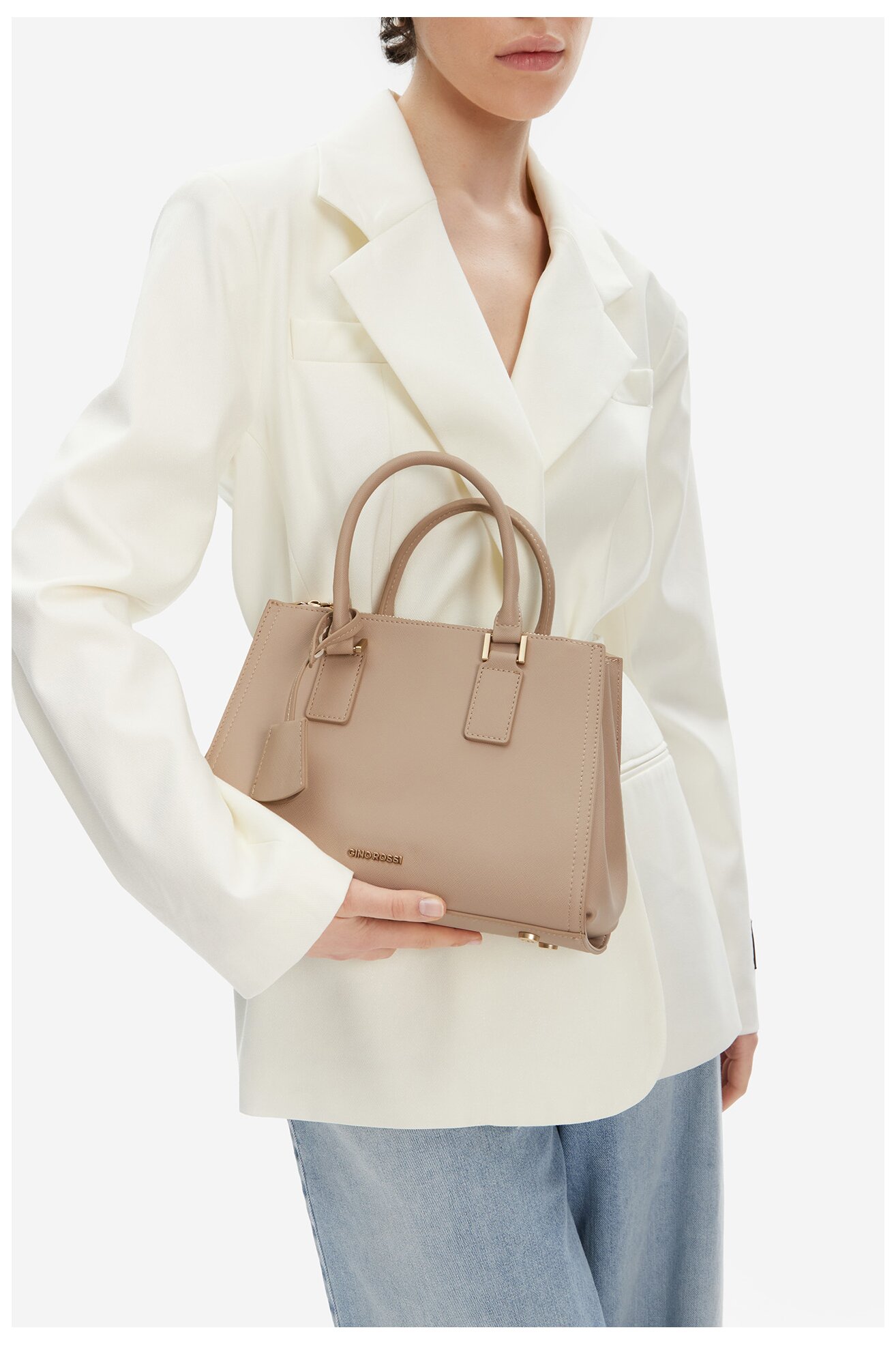 Torebka Gino Rossi RC-19687 Beżowy ciemny