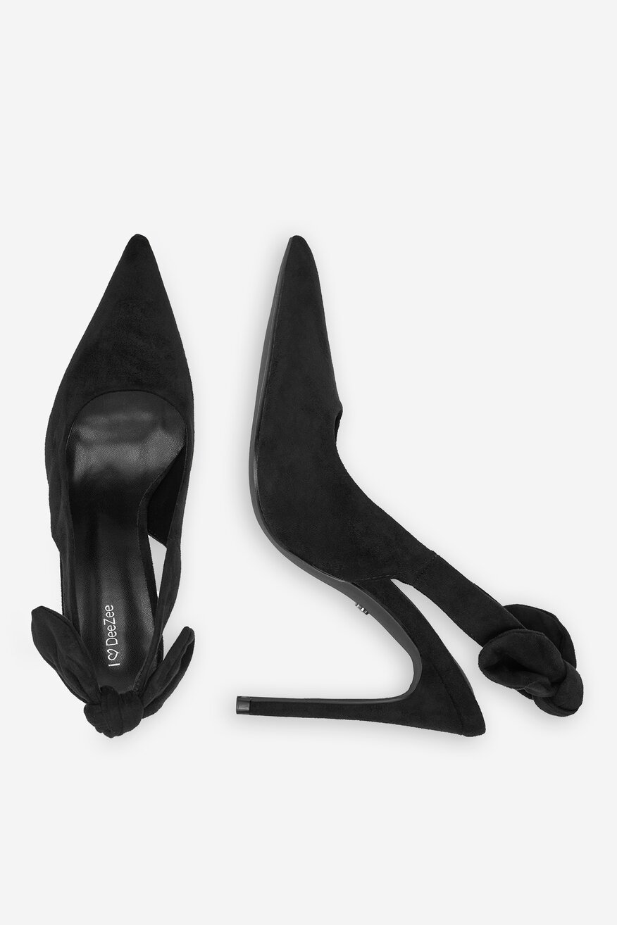 Pantofi cu toc DeeZee NEGRU - 5906751135419