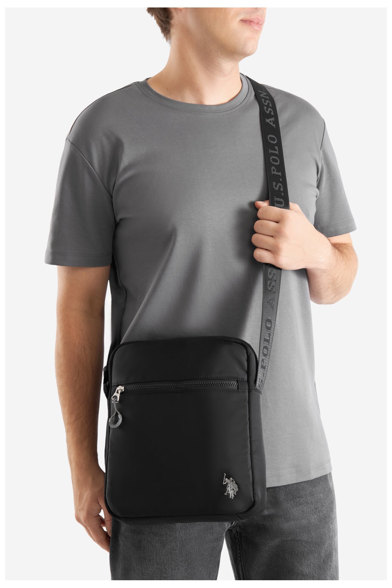 Torba męska U.S. POLO ASSN. BIUXT5675MIA Czarny