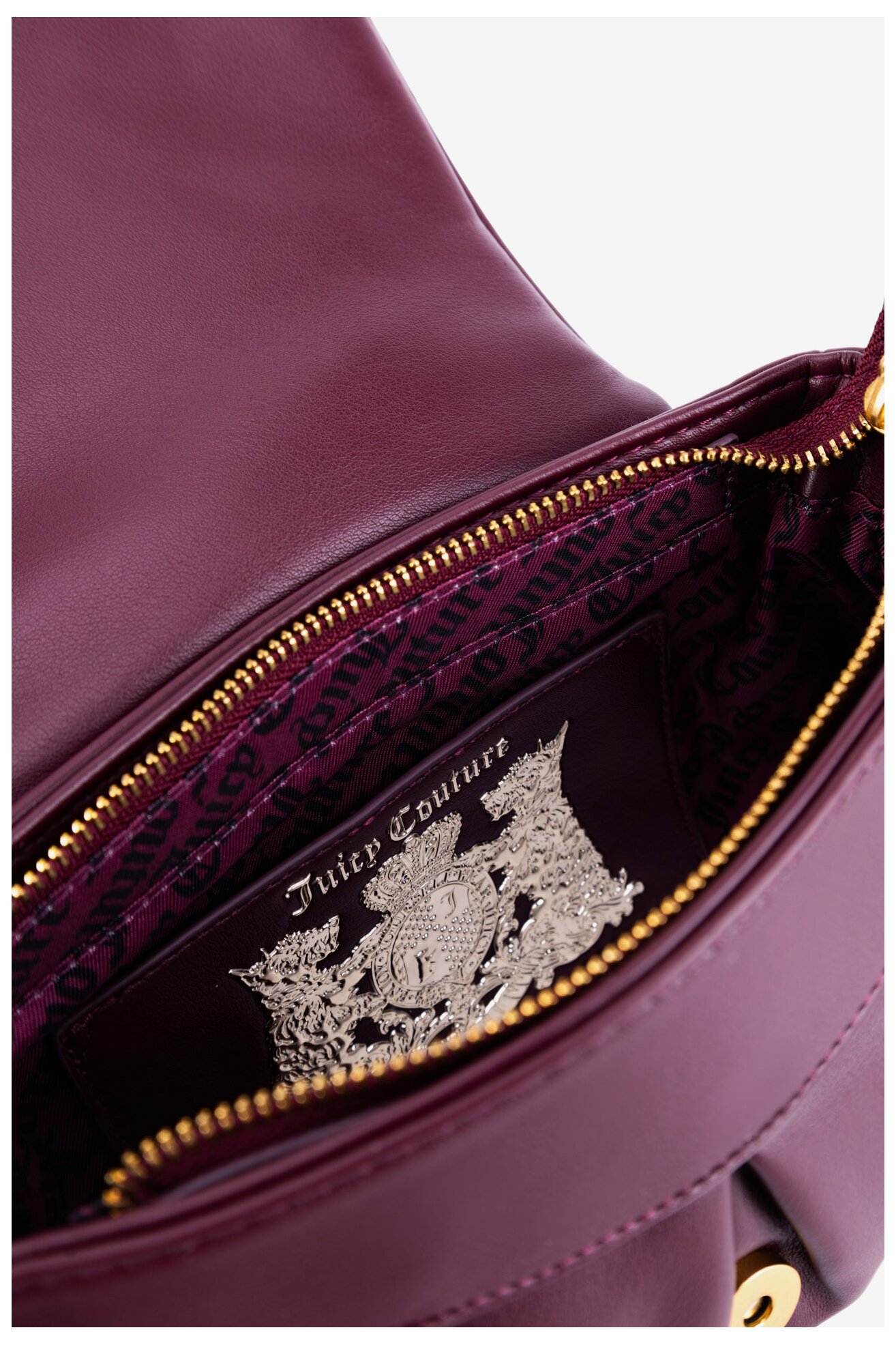 Torebka Juicy Couture BIJXT8653WVP Bordowy