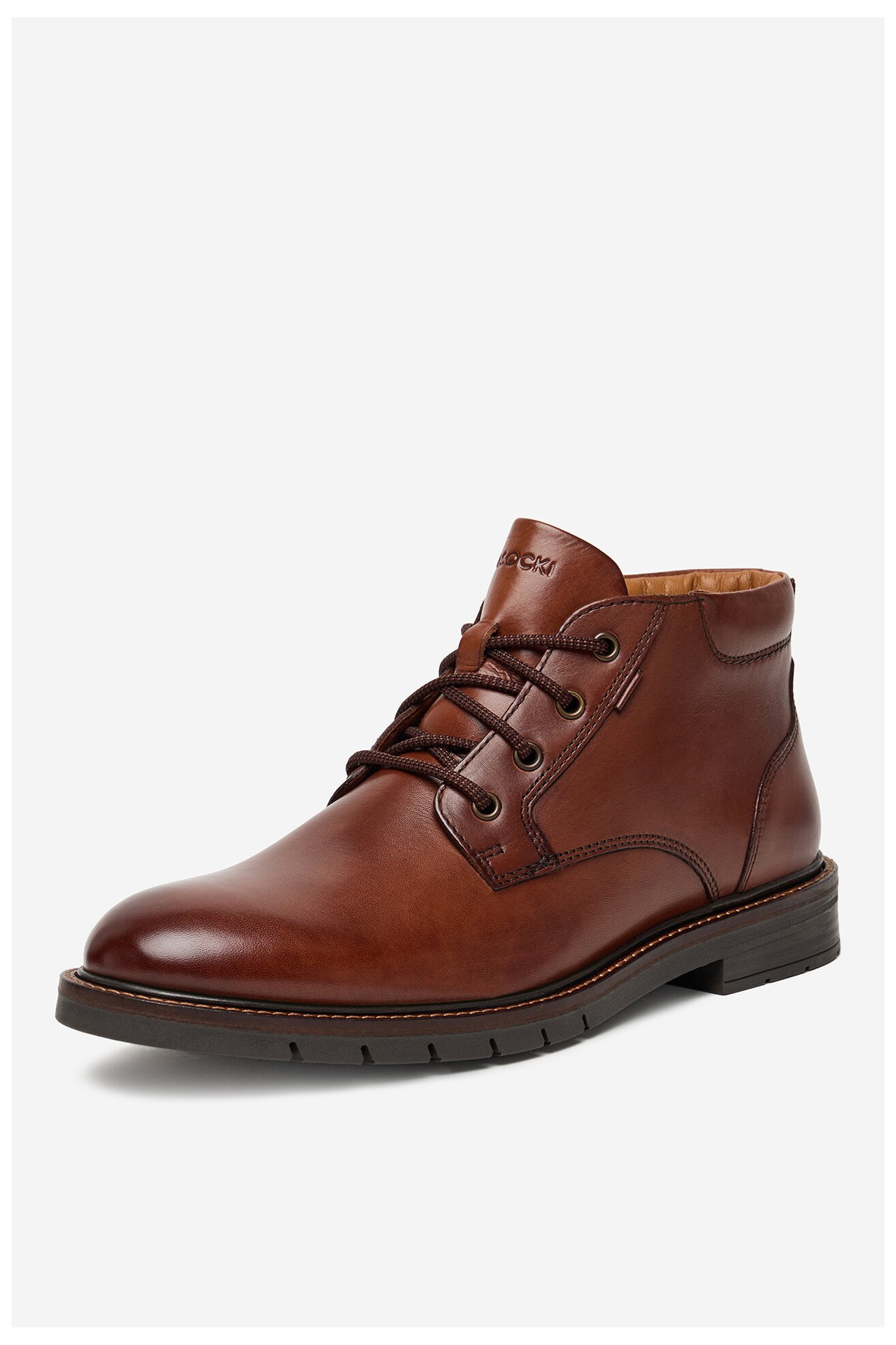 Šněrovací vyšší obuv Lasocki CEO-DAN-04 MB HNĚDÁ