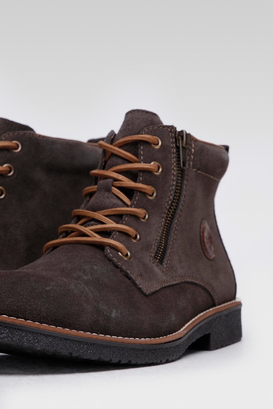Rieker - Trzewiki zamszowe - 5903698962689