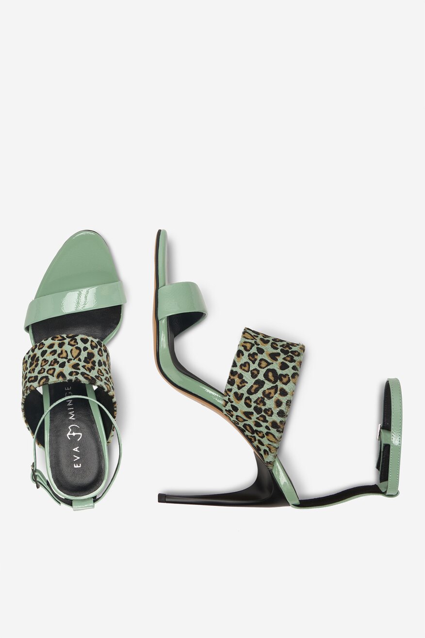 
                EVA MINGE - Sandały skórzane - 5906751814482