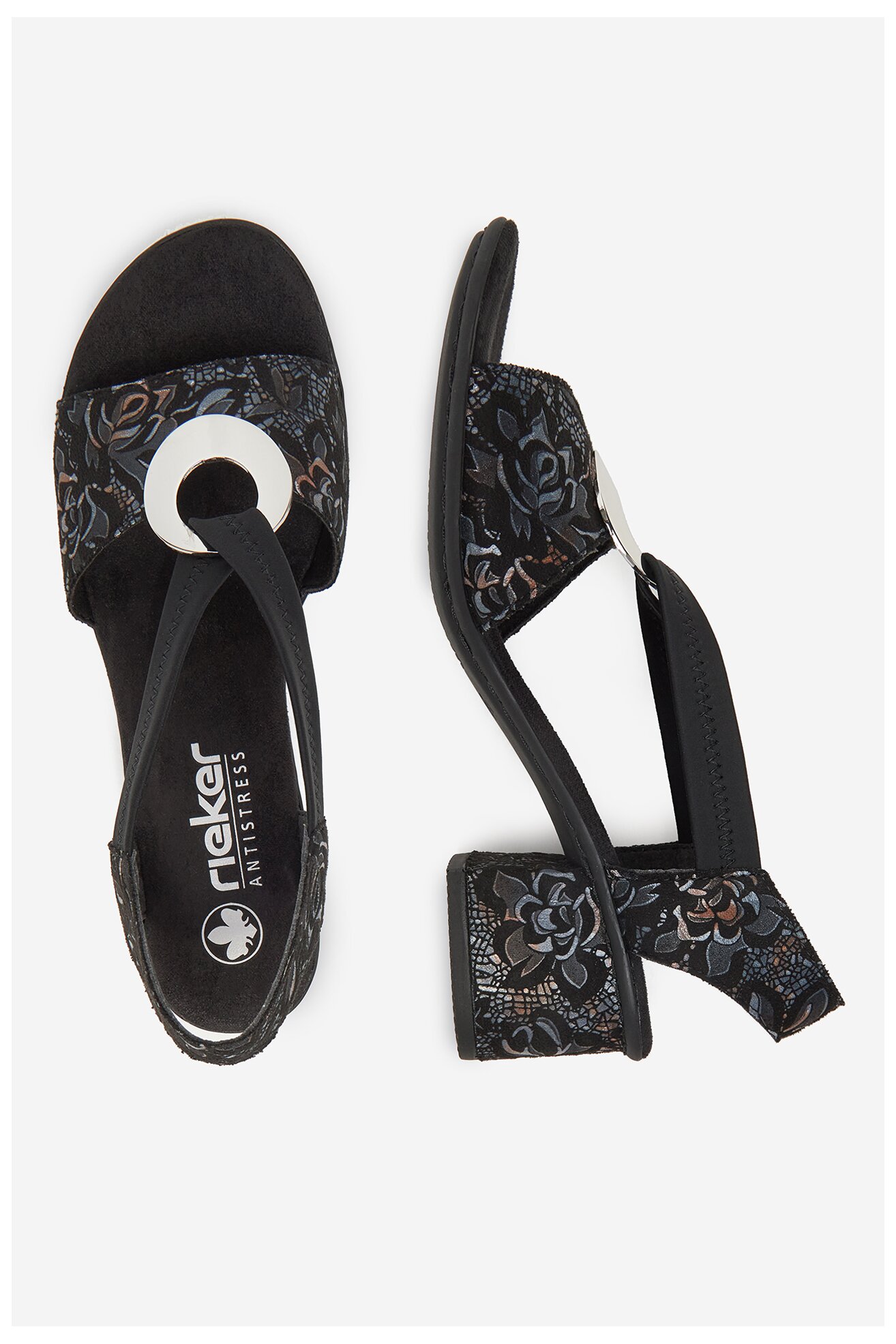 Sandale Rieker 64683-91 NEGRU