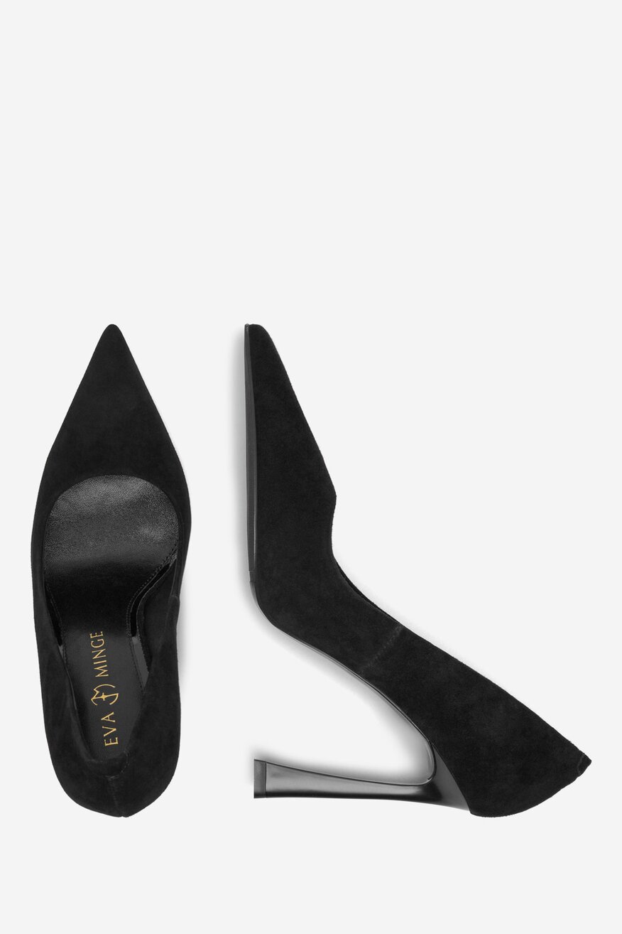 
                EVA MINGE - Szpilki zamszowe - 5905588372851