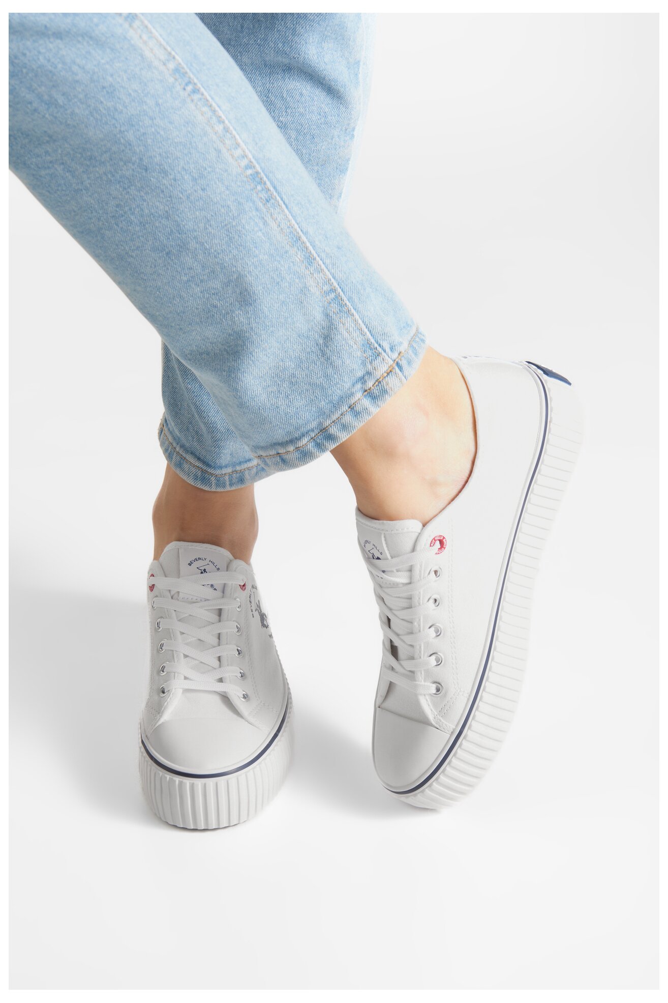 Vászoncipő Beverly Hills Polo Club BHPC027M FEHÉR