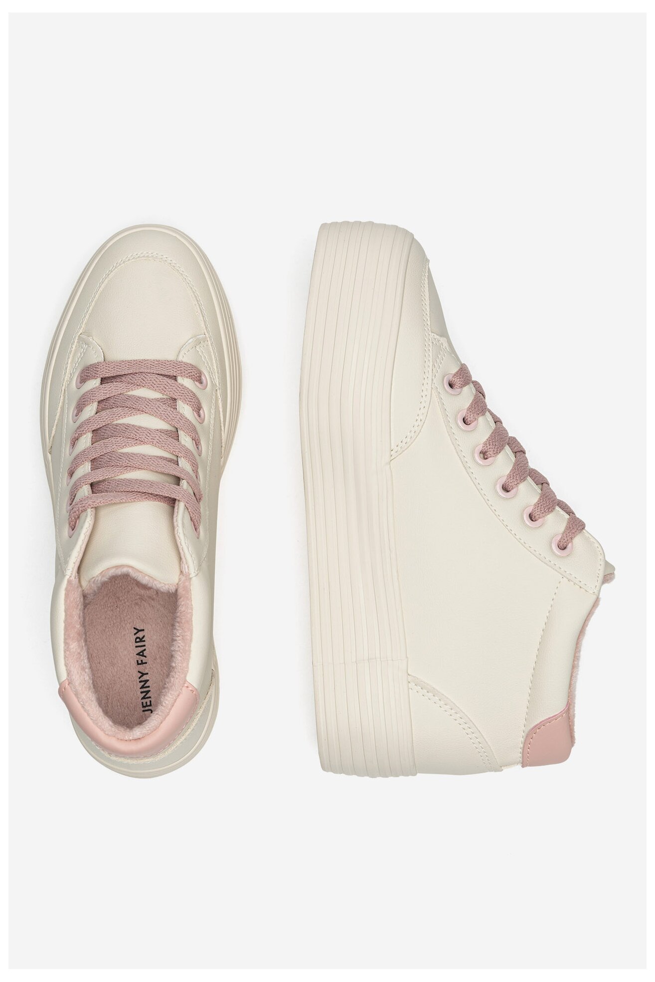 Sneakers Jenny Fairy WFA3010-1 Kremowy