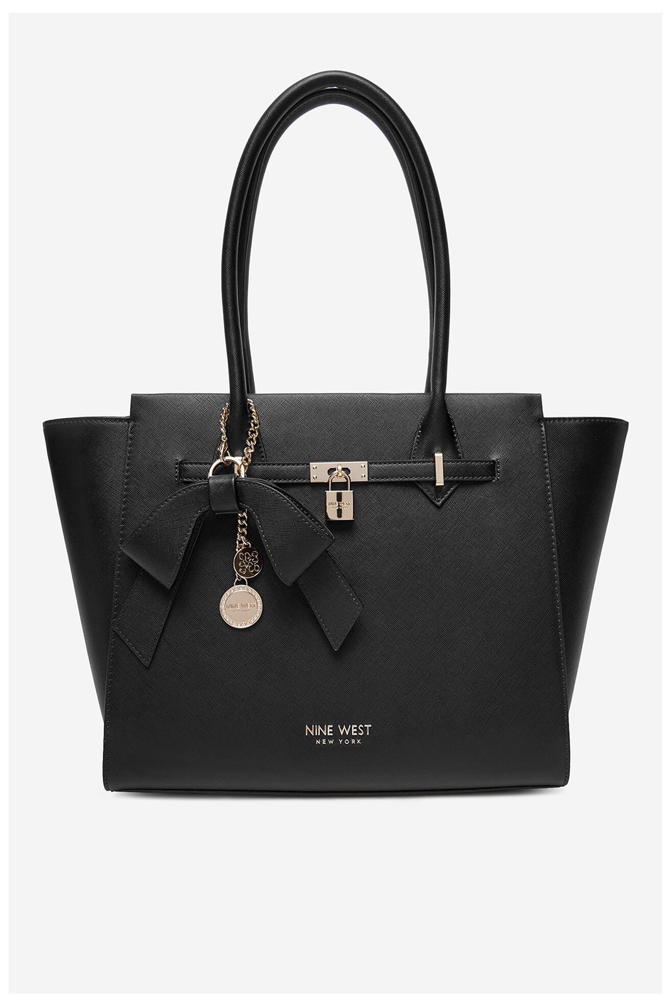 Kézitáska NINE WEST CEO-CHELSEA-CHARM-III-LX10186 FEKETE