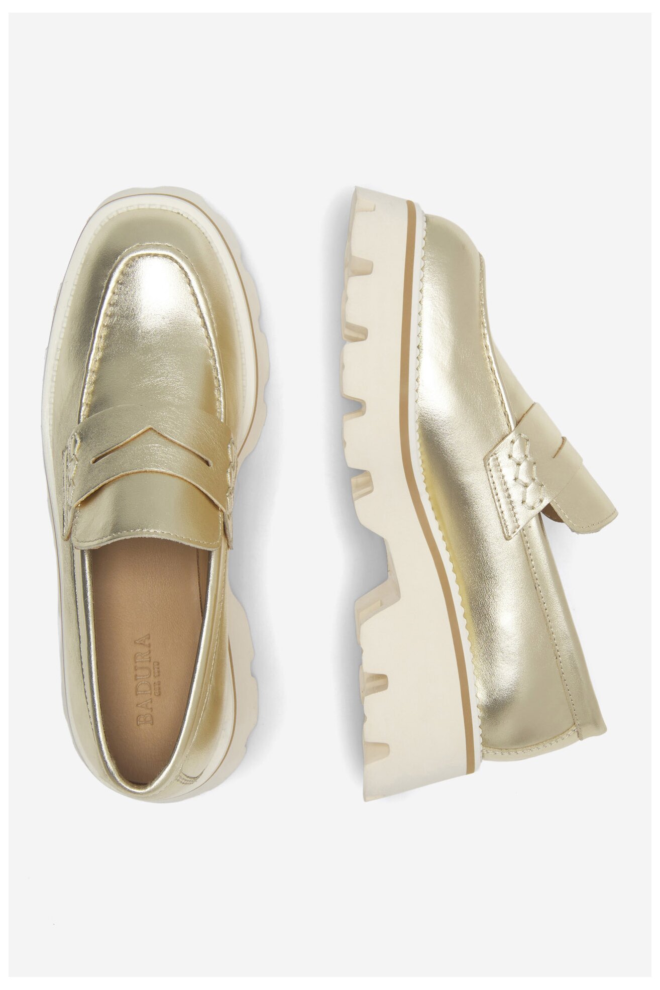 Mokaszin Badura GISELLE-24SS202 ARANY