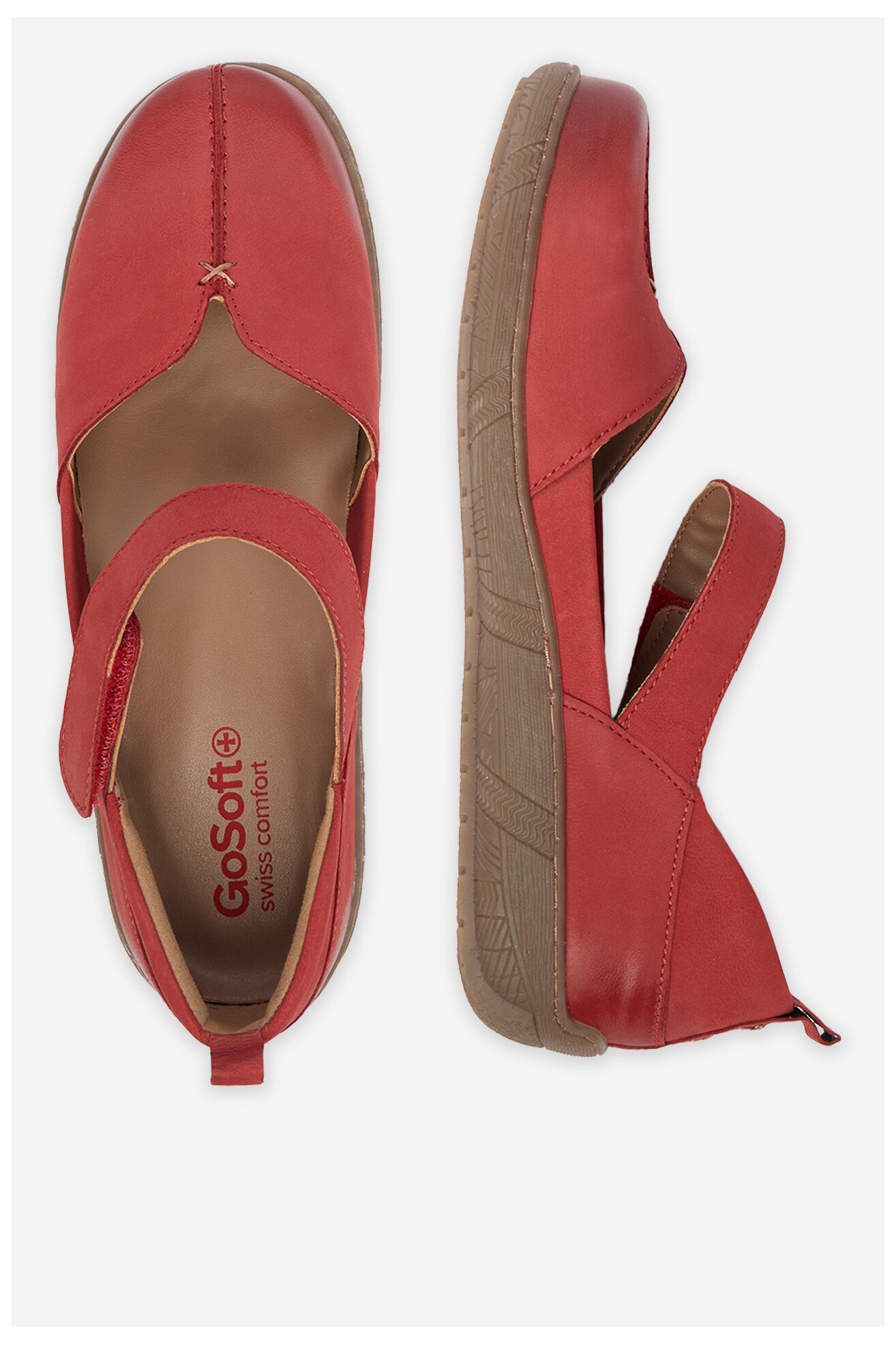 Балетки Go Soft CEO-WI23-COMFORT-06 ЧЕРВОНИЙ