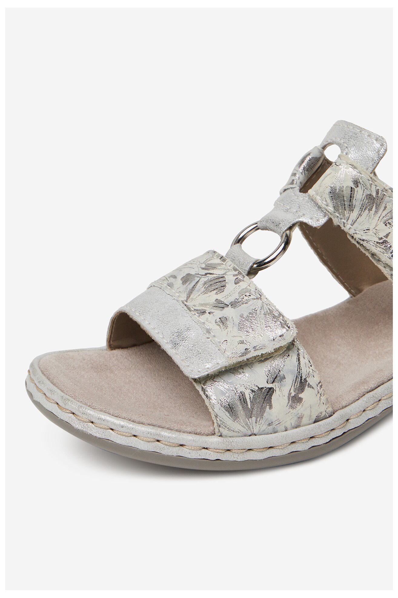 Șlapi Rieker 659X6-80 ARGINTIU