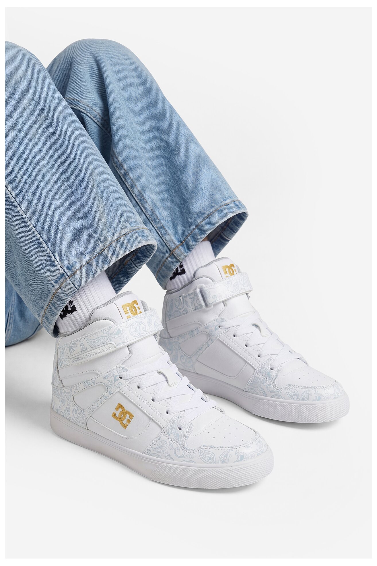 Obuwie sportowe DC Shoes EO-PURE HIGH-TOP SE EV SN DC01796114 Biały
