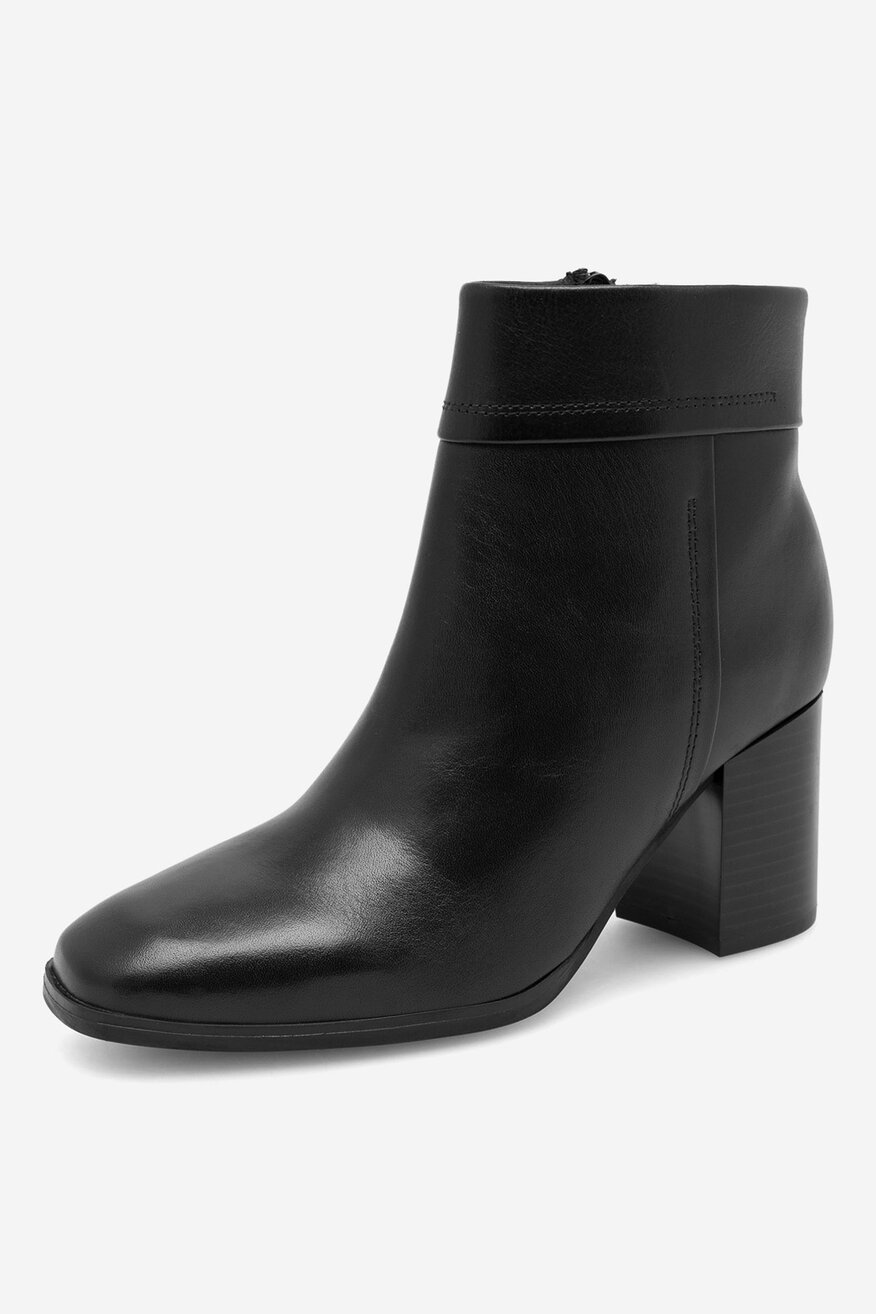 Lasocki - Botki skórzane na słupku - 5905588113409