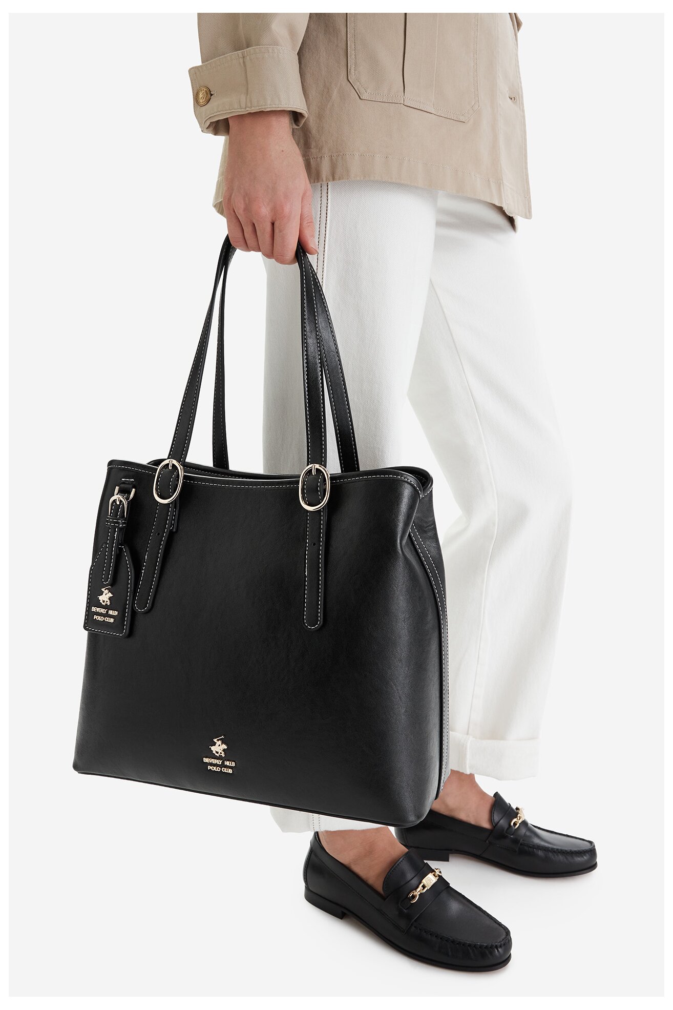 Torebka Beverly Hills Polo Club EO-BHPC-C-010-09 Czarny