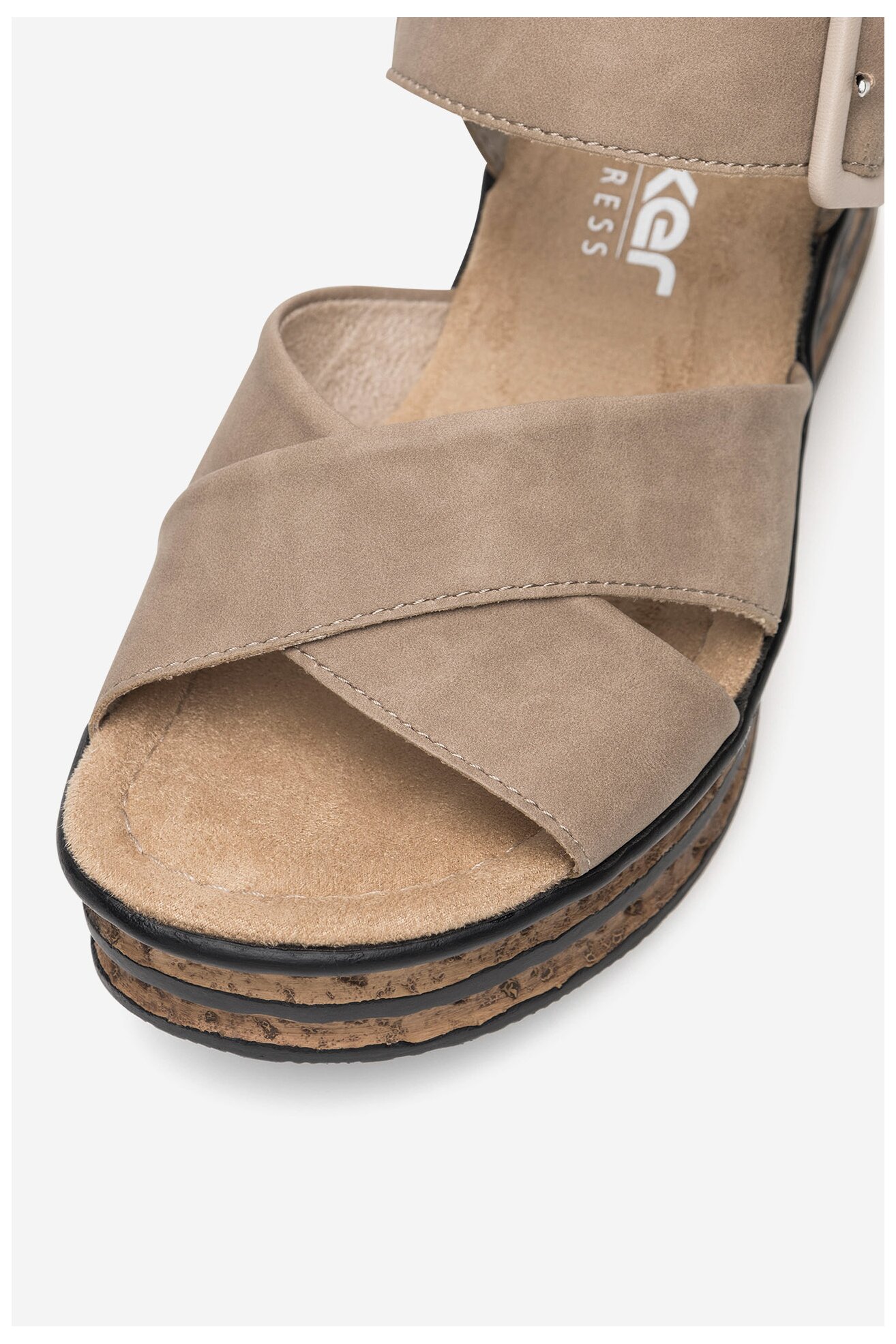 Sandały Rieker 68163-62 Beżowy