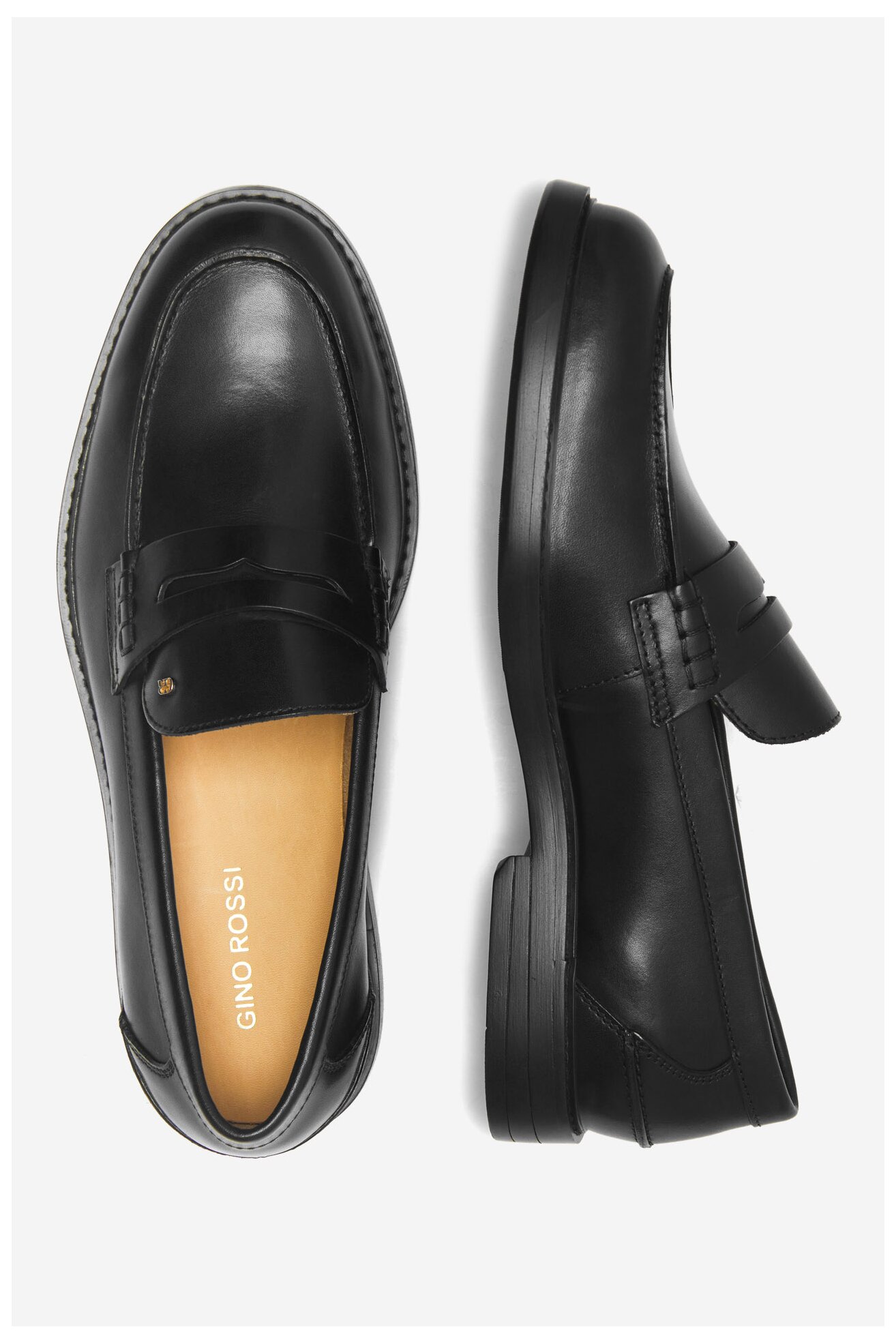 Mokasyn Gino Rossi EO-PIETRO-01 125AM Czarny