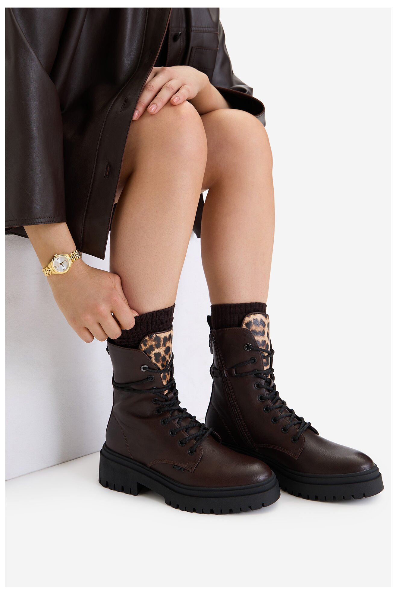 Trzewiki Mexx CEO-MI001710753W Brązowy