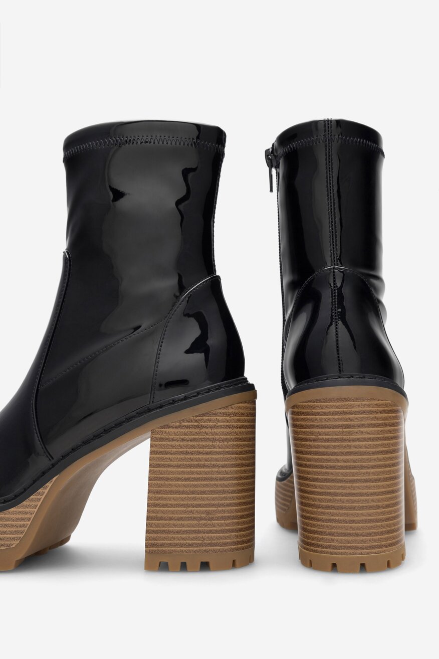NINE WEST - Botki na słupku - 5905588145189