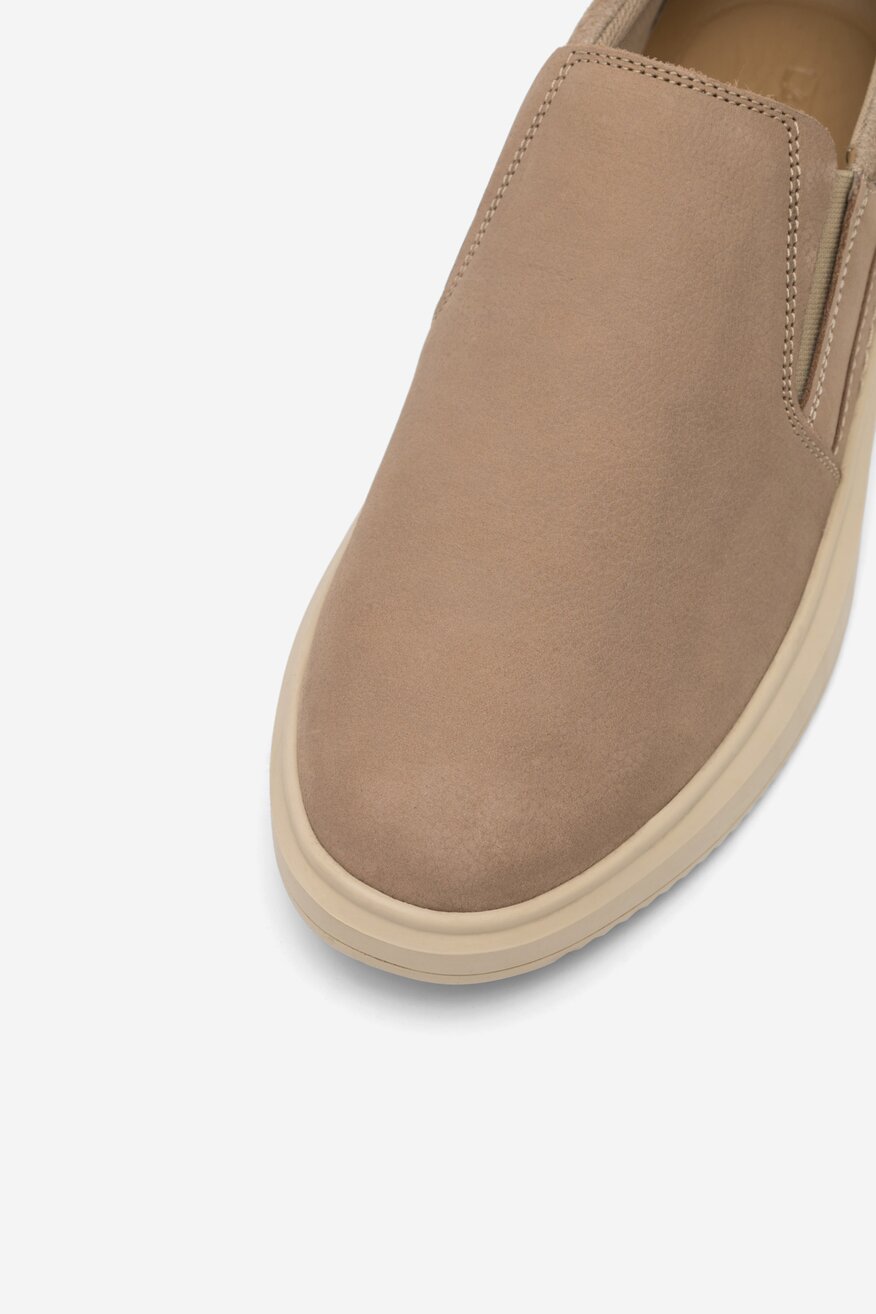 
                Lasocki - Skórzane półbuty beżowe - 5904862810447