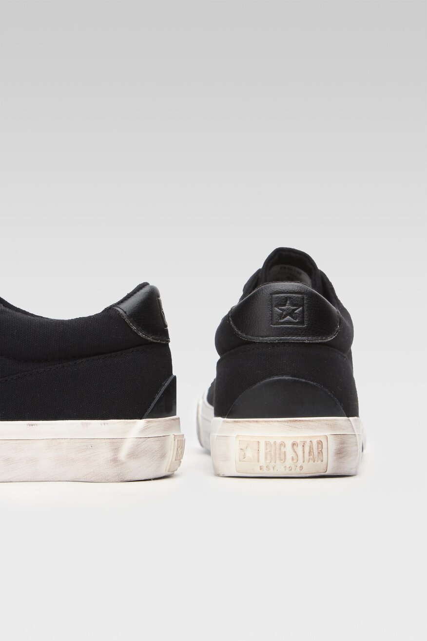 
                Big Star - Trampki czarne sznurowane - 5904248371586