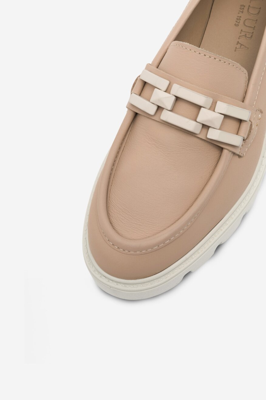 Мокасини Badura БЕЖОВ - 5904862821917