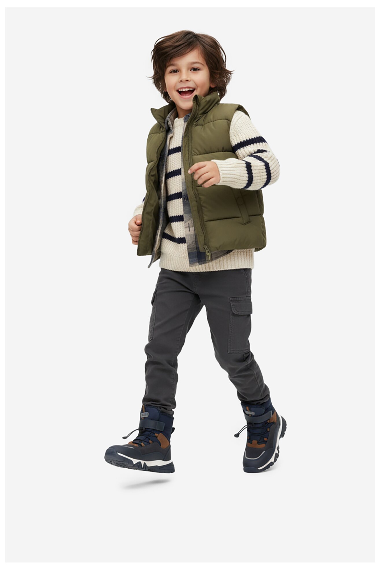 Šněrovací vyšší obuv Lasocki Young CEO-CI12-8387-04(IV)CH TMAVĚ MODRÁ