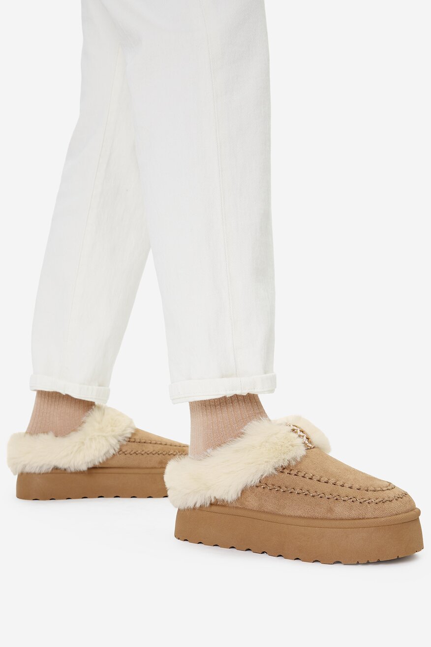 Kapcie Jenny CEO-WSX23-24 Beżowy ciemny - 5906751428443