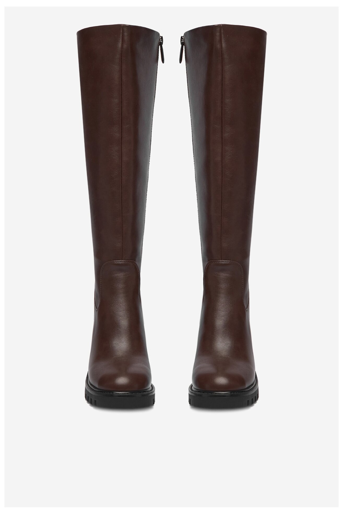 Kozaki NINE WEST CEO-HALA-01 Brązowy