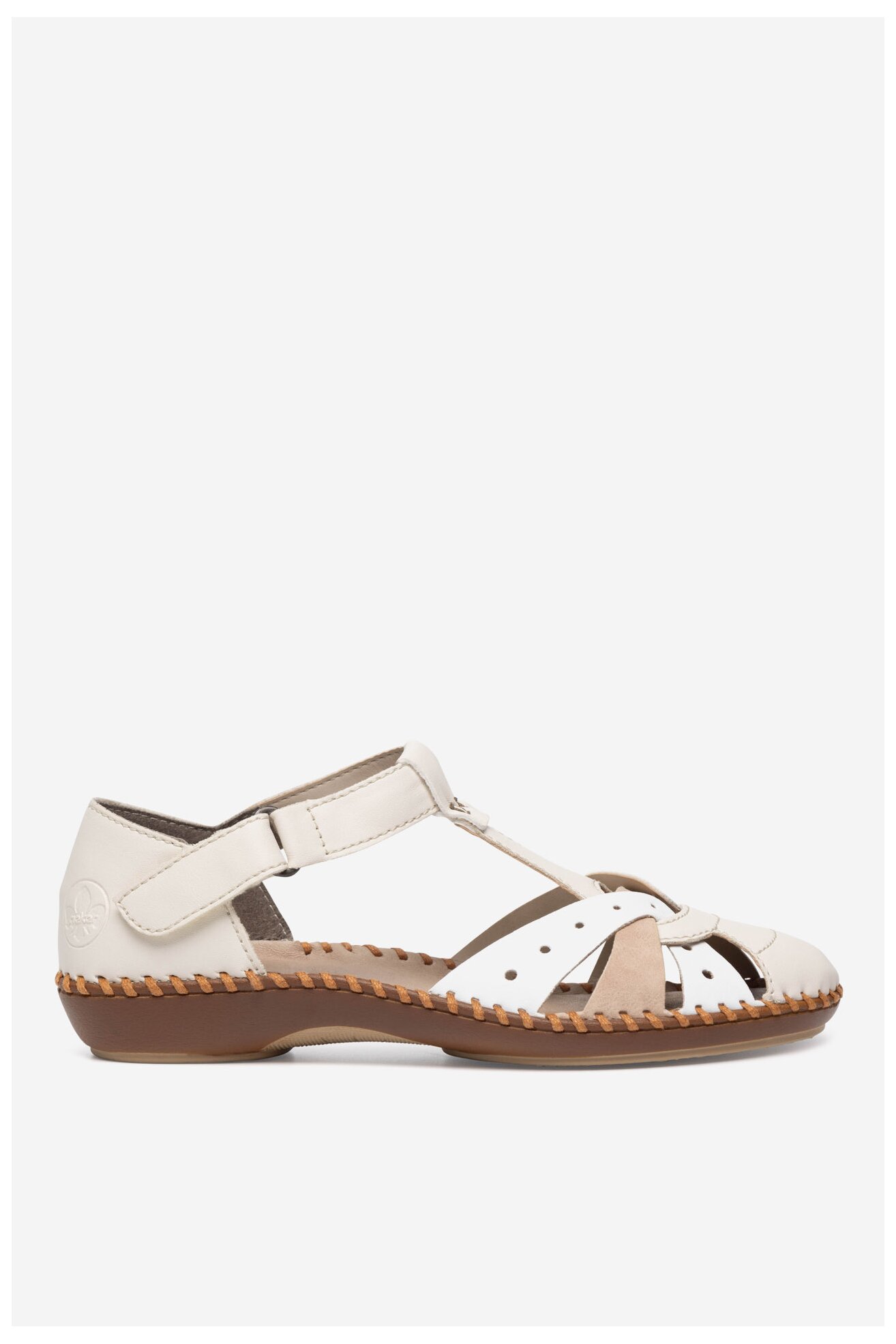 Sandały Rieker M1655-61 Beżowy