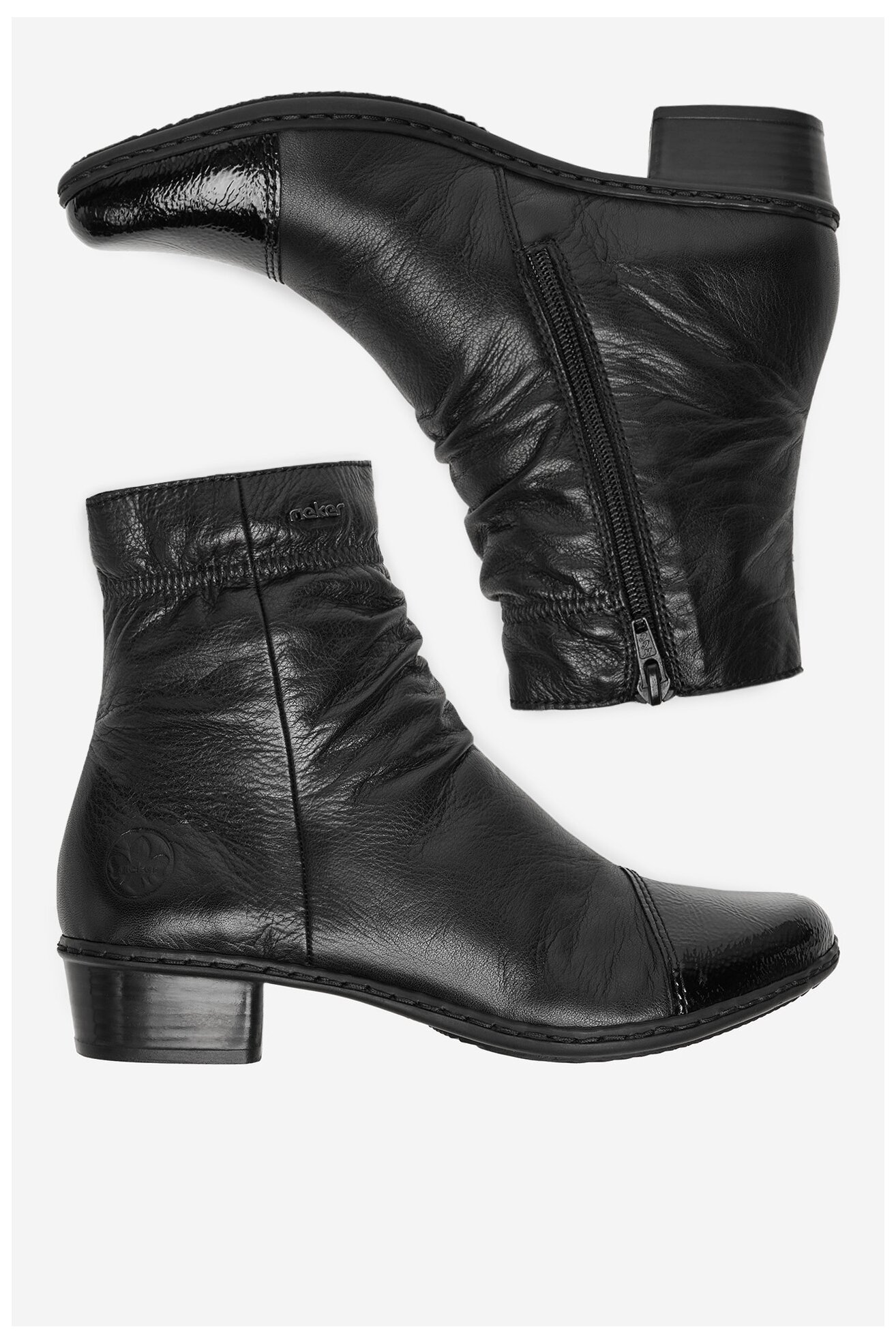 Botki Rieker Y0773-00 Czarny