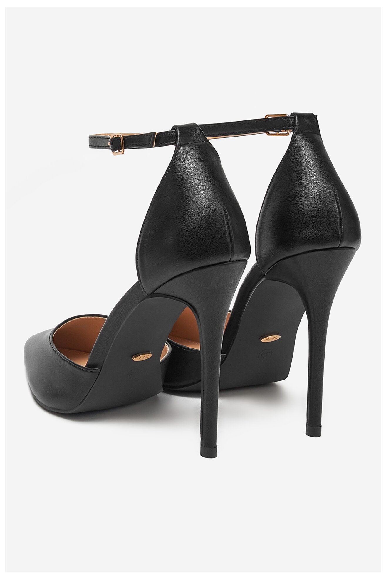 Pantofi cu toc DeeZee HT88745-25 NEGRU