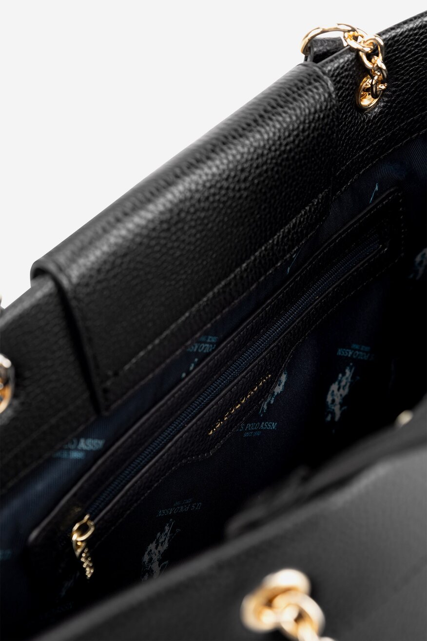 
                Дамска чанта U.S. POLO ASSN. ЧЕРЕН - 5905588980513