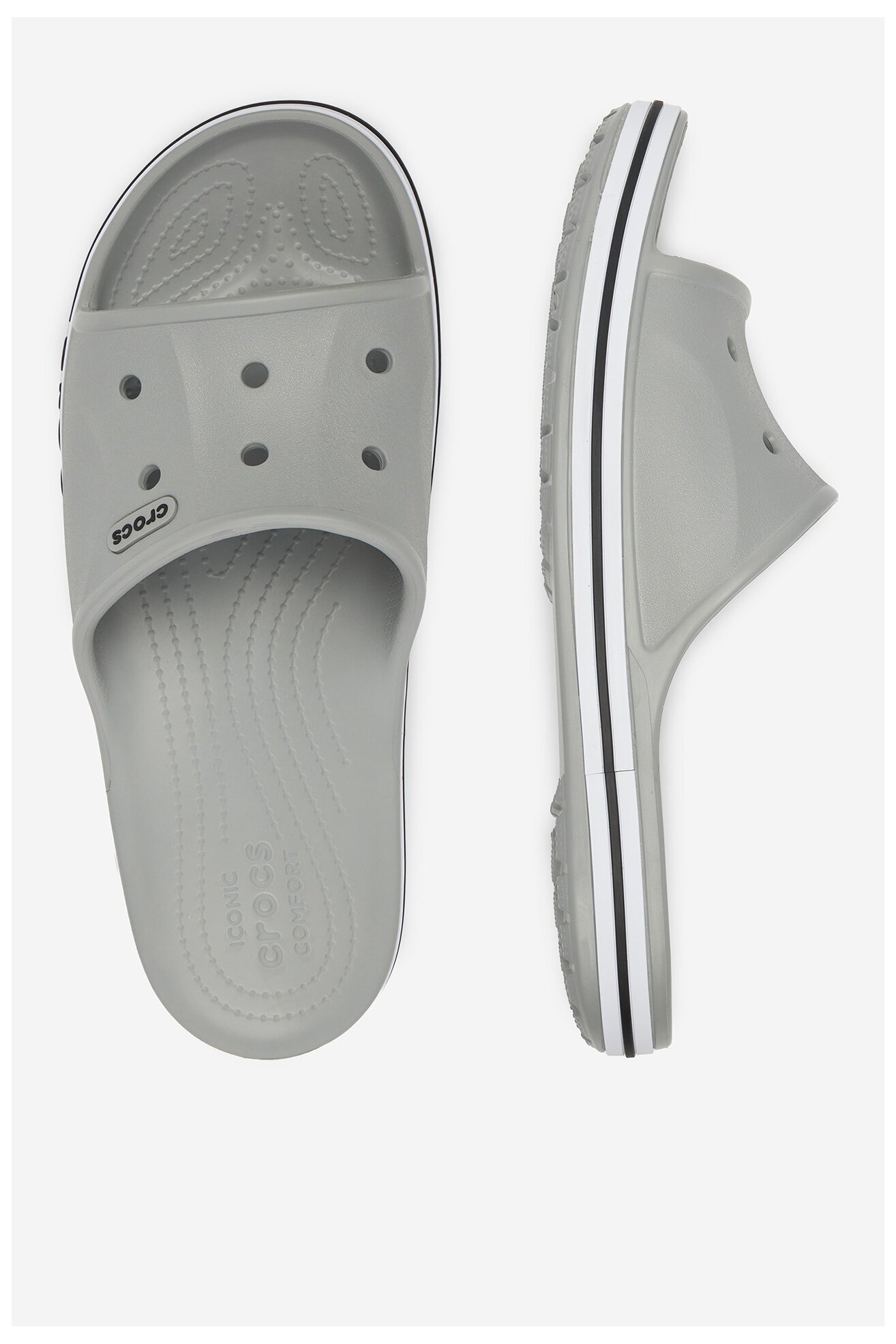 Uszodai papucs Crocs BAYABAND SLIDE 205392-007 SZÜRKE