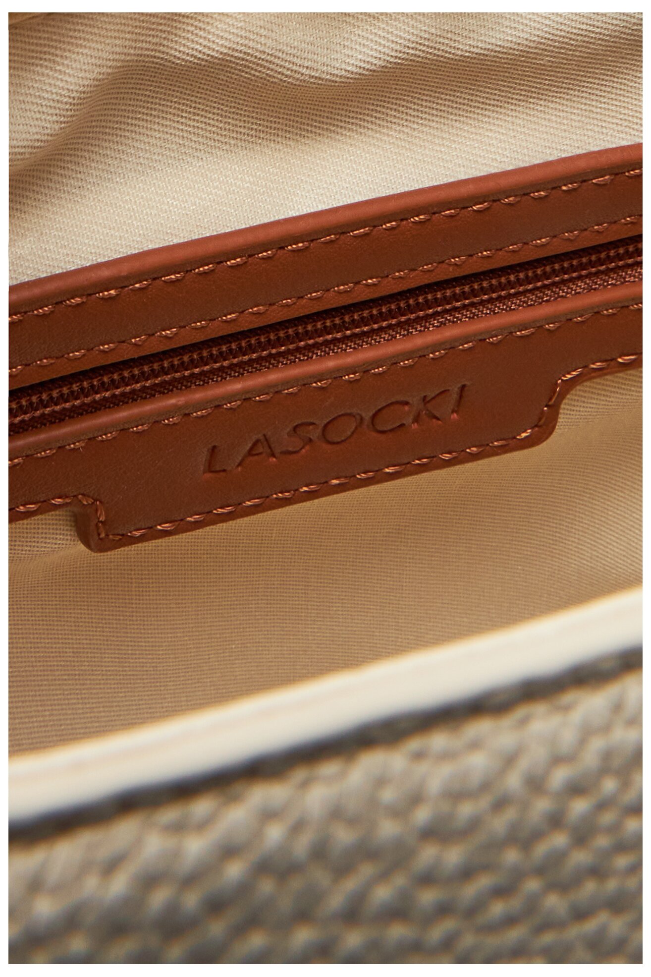 Kézitáska Lasocki LSK-O-007-07 CSONTSZÍNŰ