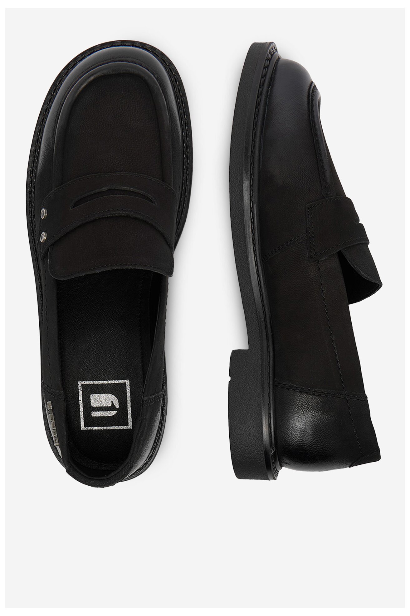 Мокасини G-STAR RAW CEO-WI23-ROUND-06 ЧОРНИЙ