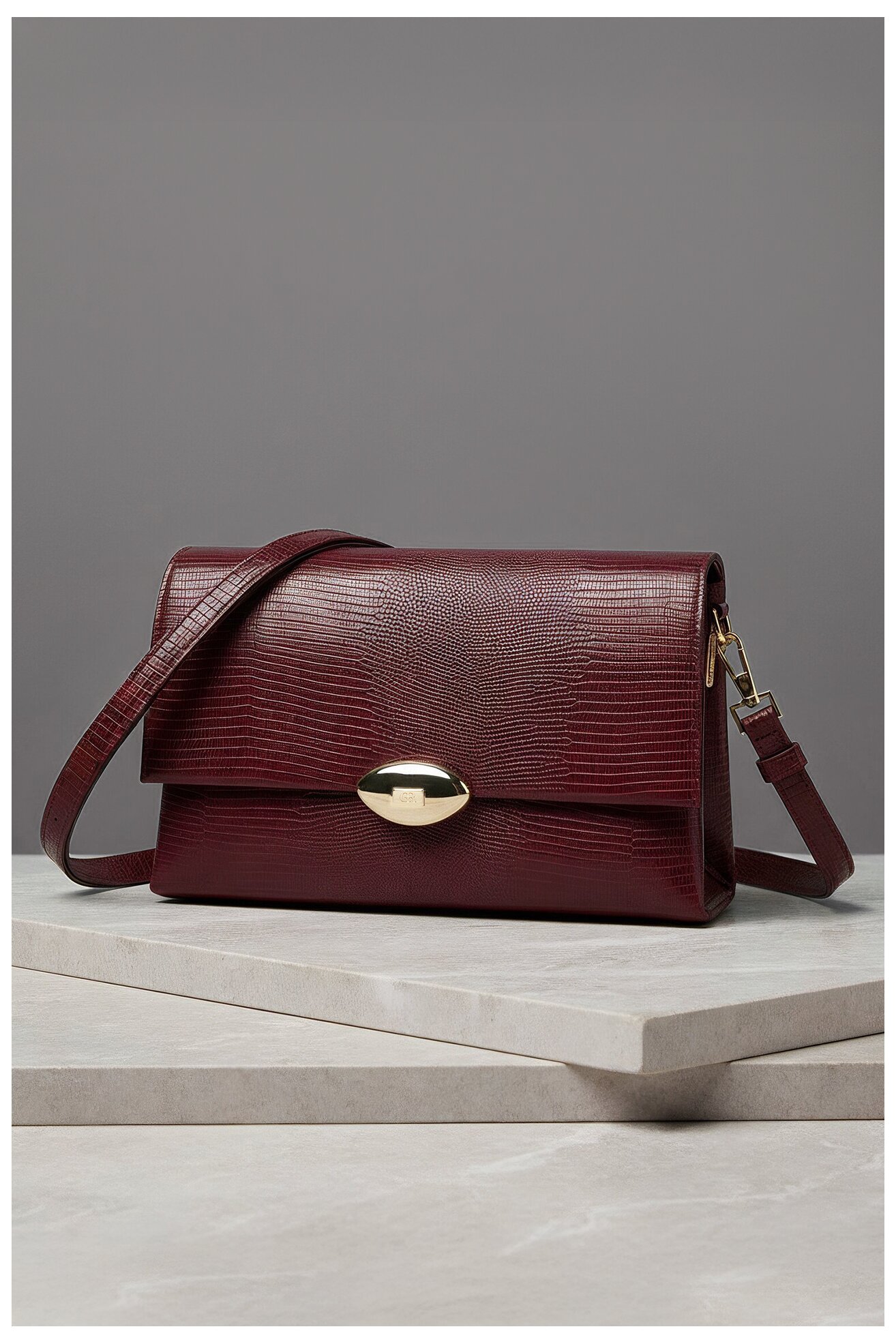 Torebka Gino Rossi CEO-LAILA-KQ034 Bordowy