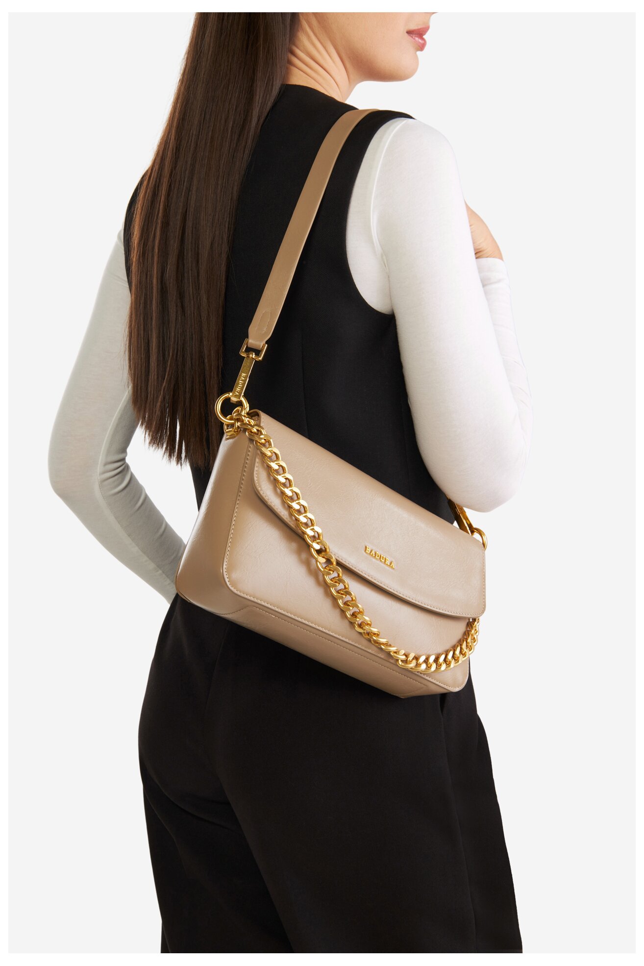 Torebka Badura BHA7241-BR Beżowy