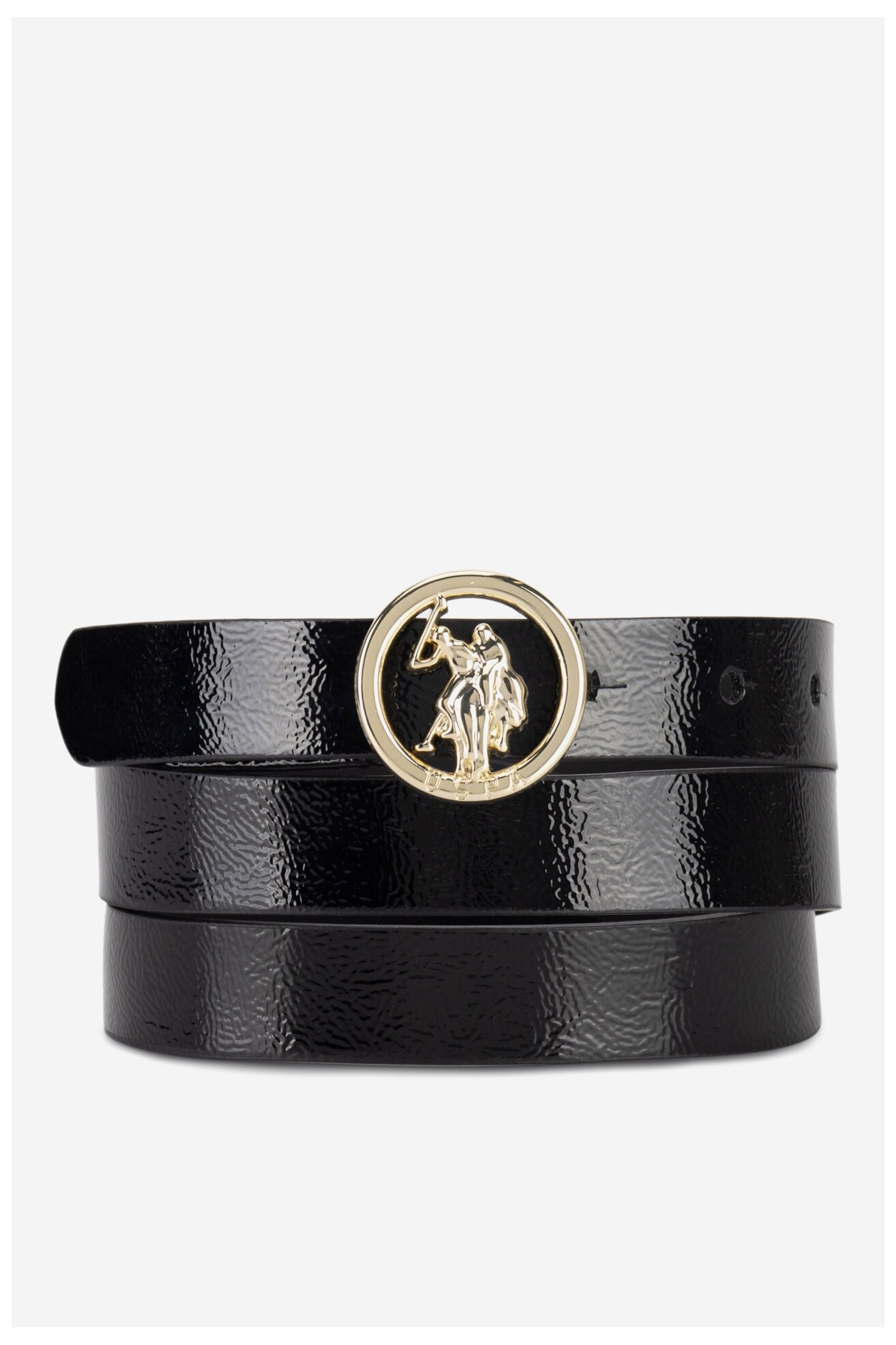 Дамски колан U.S. POLO ASSN. AIUXT2564WAJ ЧЕРЕН