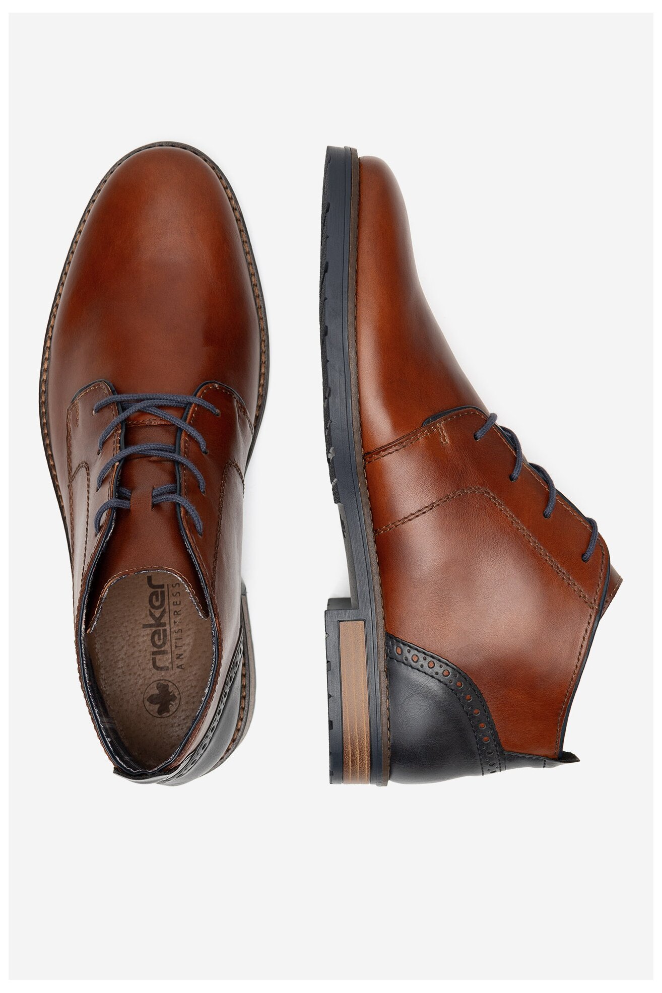 Polobotka Rieker 14605-22 HNĚDÁ